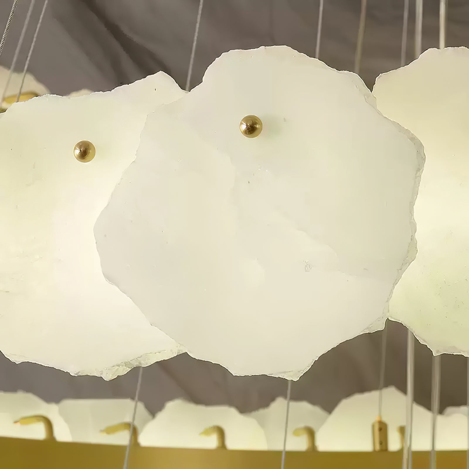 Selene Luxury Alabaster Chandelier Light - Blowlighting