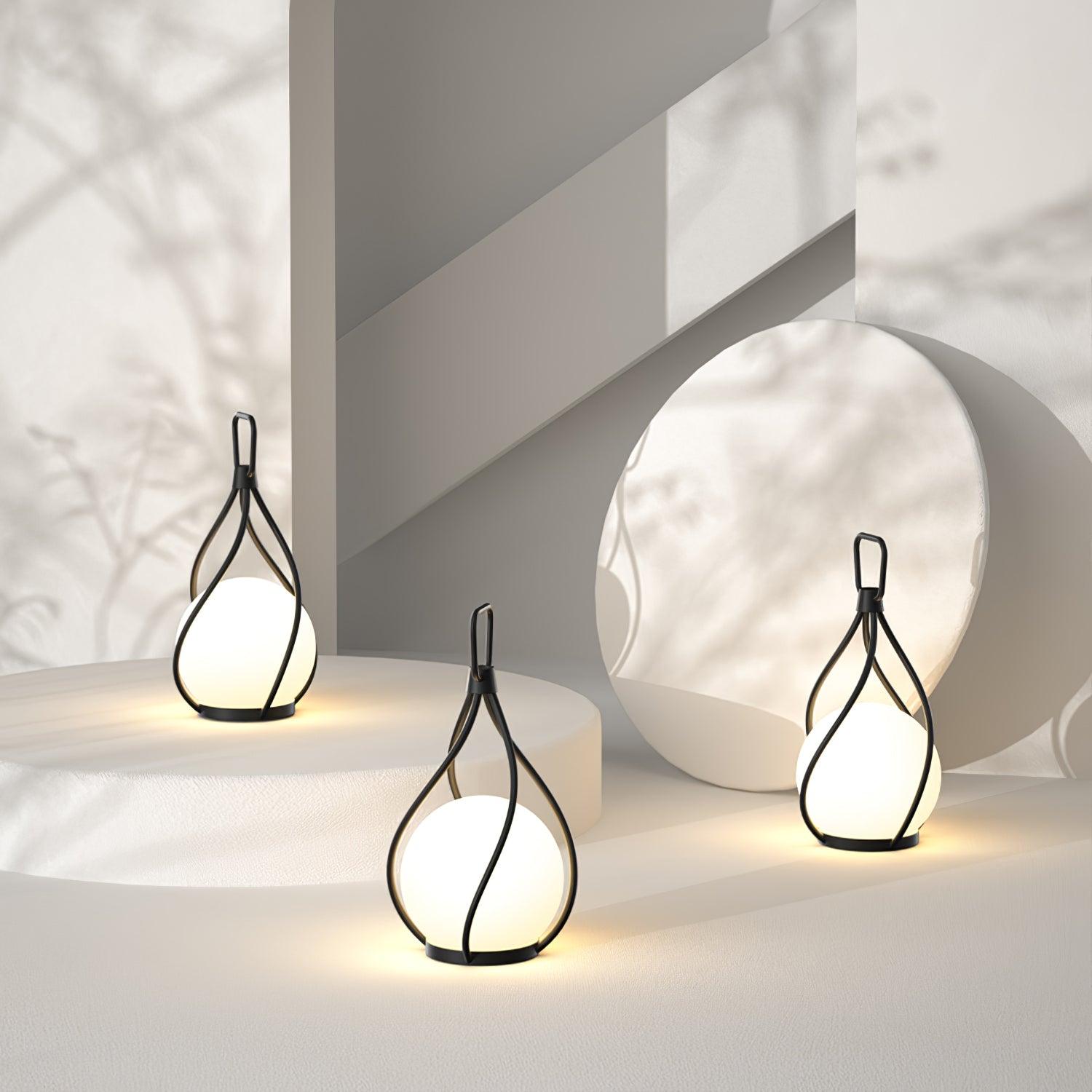 Emma Minimalist Glass Table Lamp - Blowlighting
