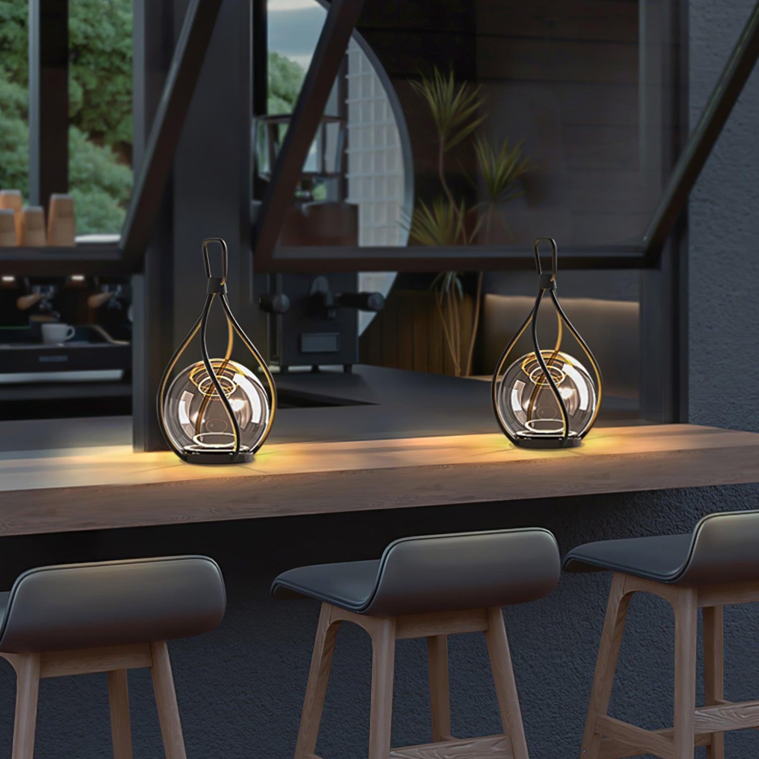 Emma Minimalist Glass Table Lamp - Blowlighting