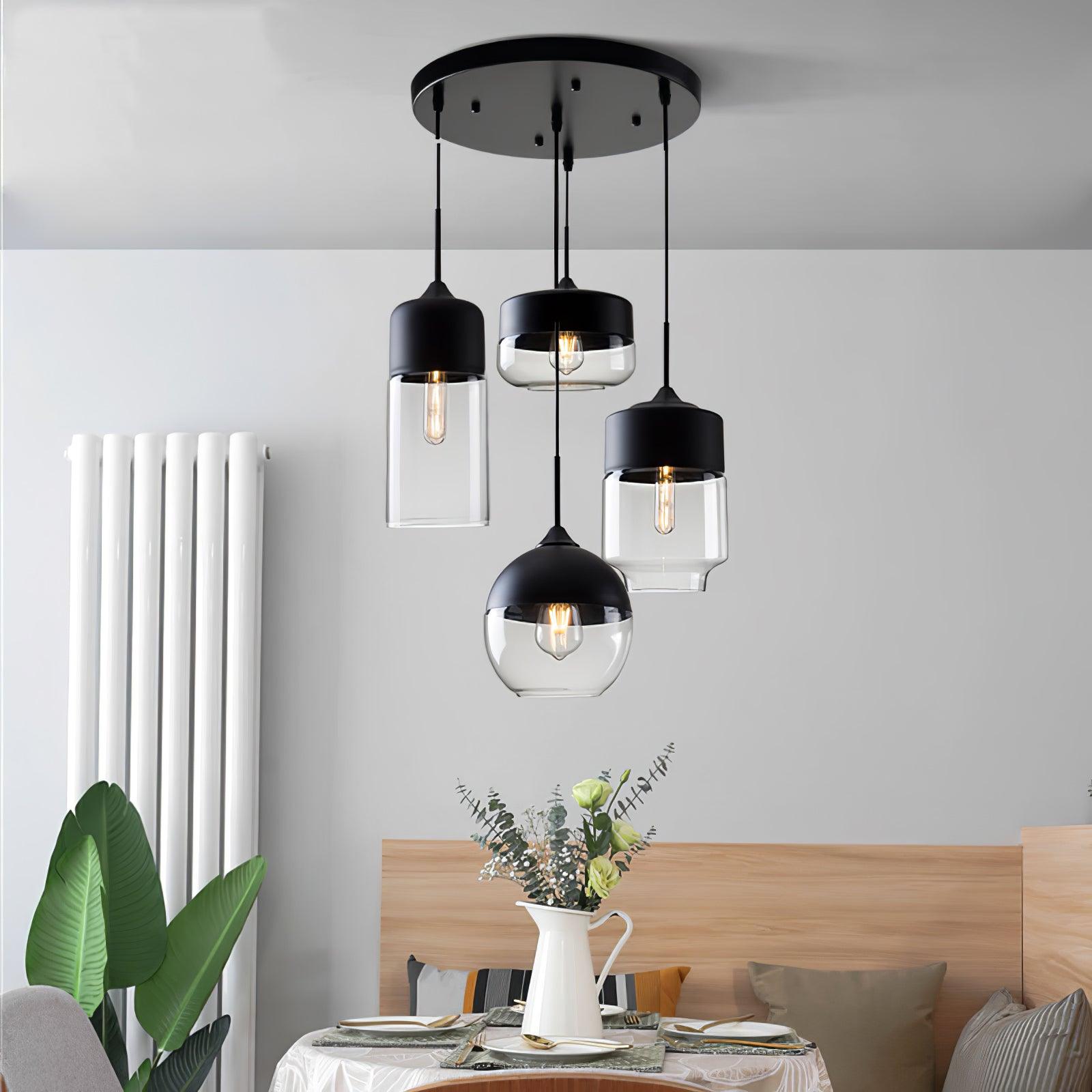 Eclisse Quartet Pendant Lamp - Blowlighting