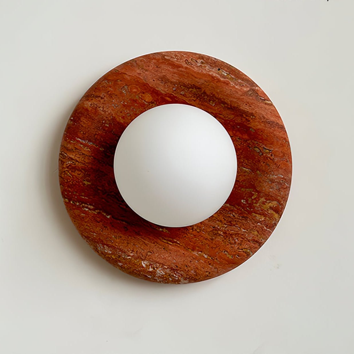 Amber Vintage Marble Wall Light - Blowlighting