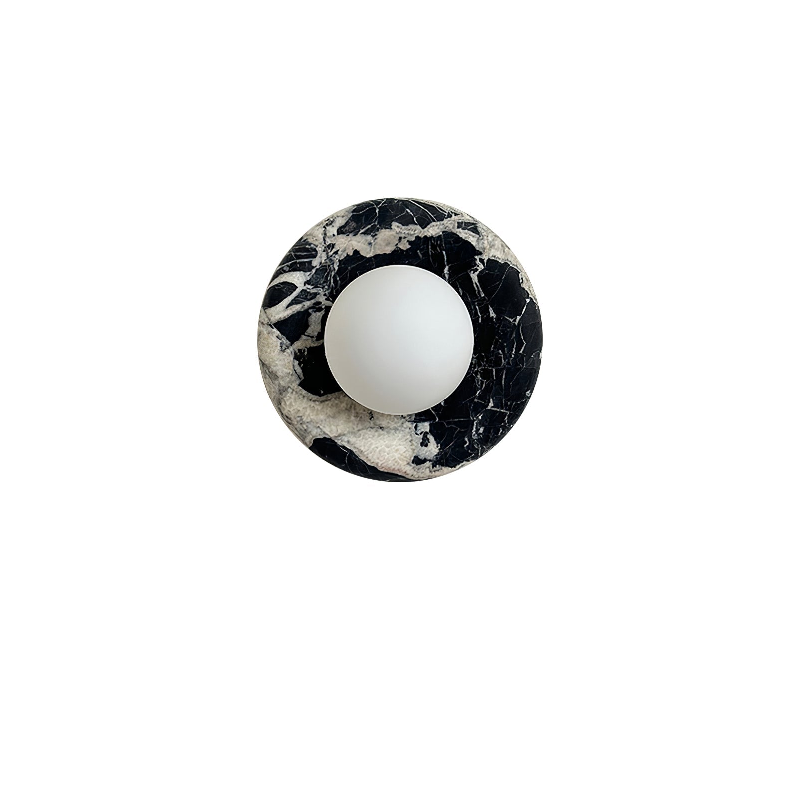 Amber Vintage Marble Wall Light - Blowlighting