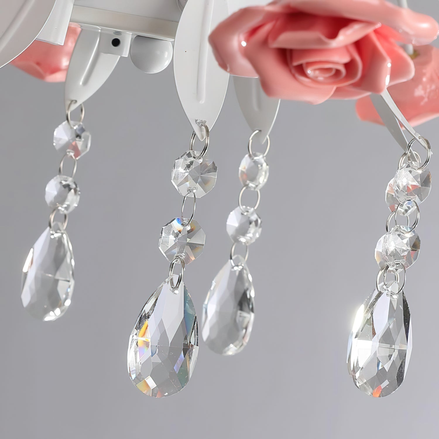 Eden Vintage Crystal Rose Chandelier