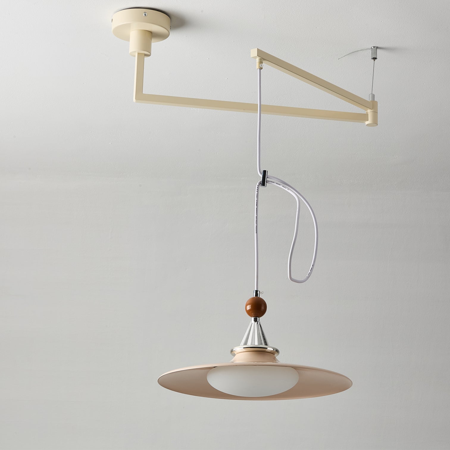 Eden Modern Acrylic Swing Arm Pendant Light