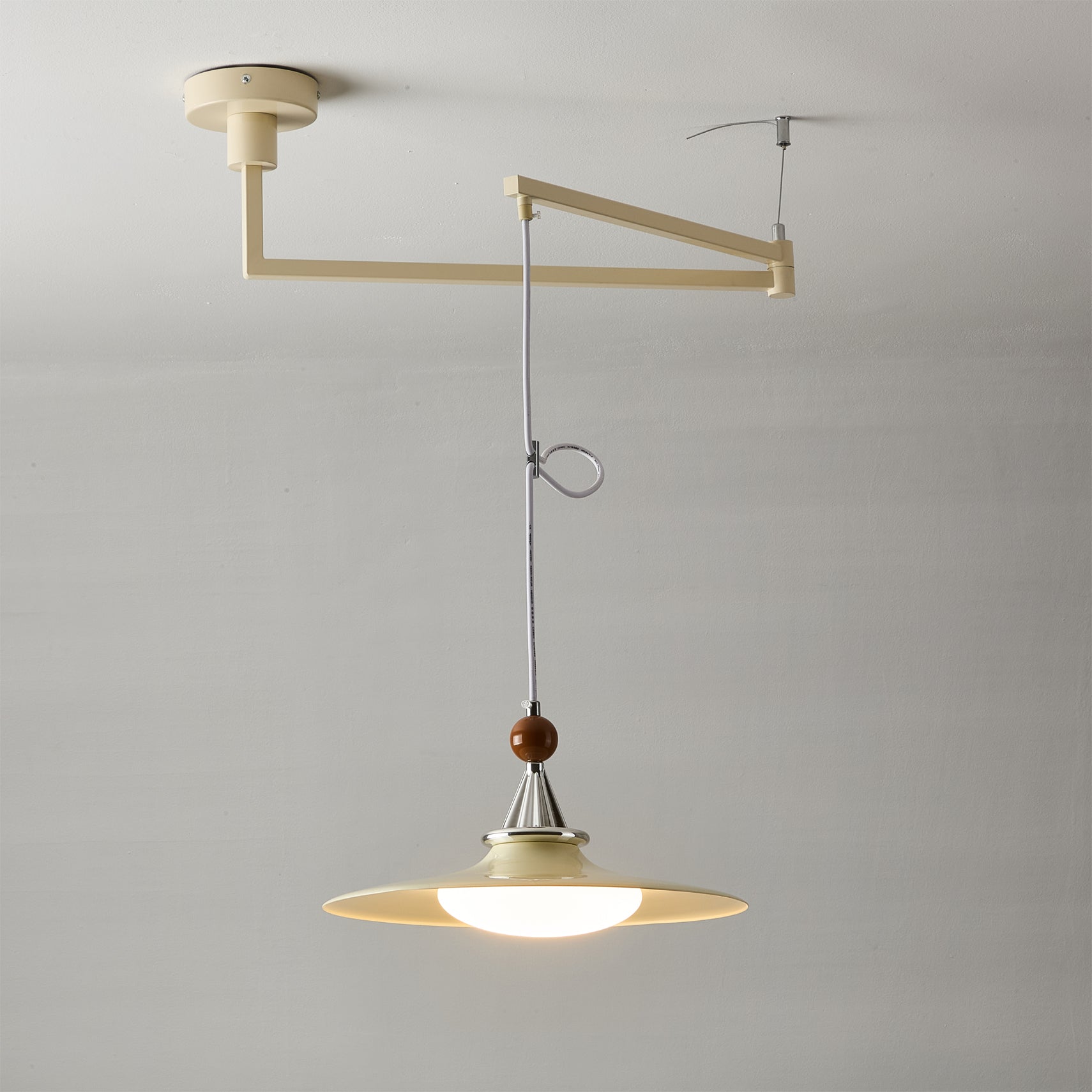 Eden Modern Acrylic Swing Arm Pendant Light