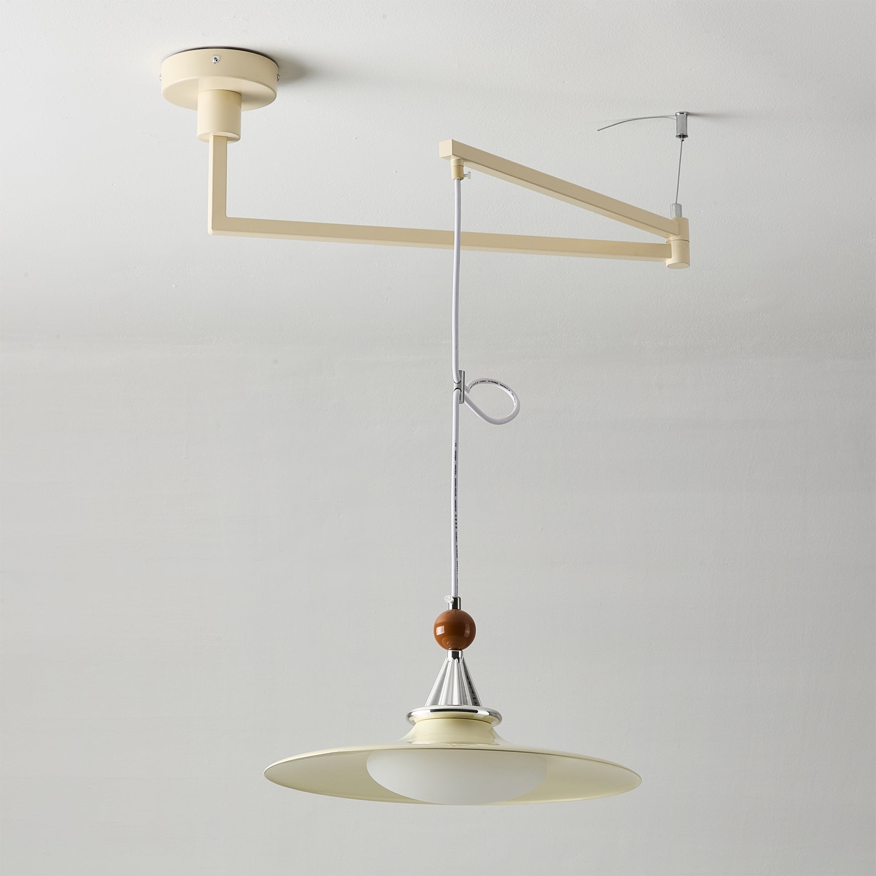 Eden Modern Acrylic Swing Arm Pendant Light