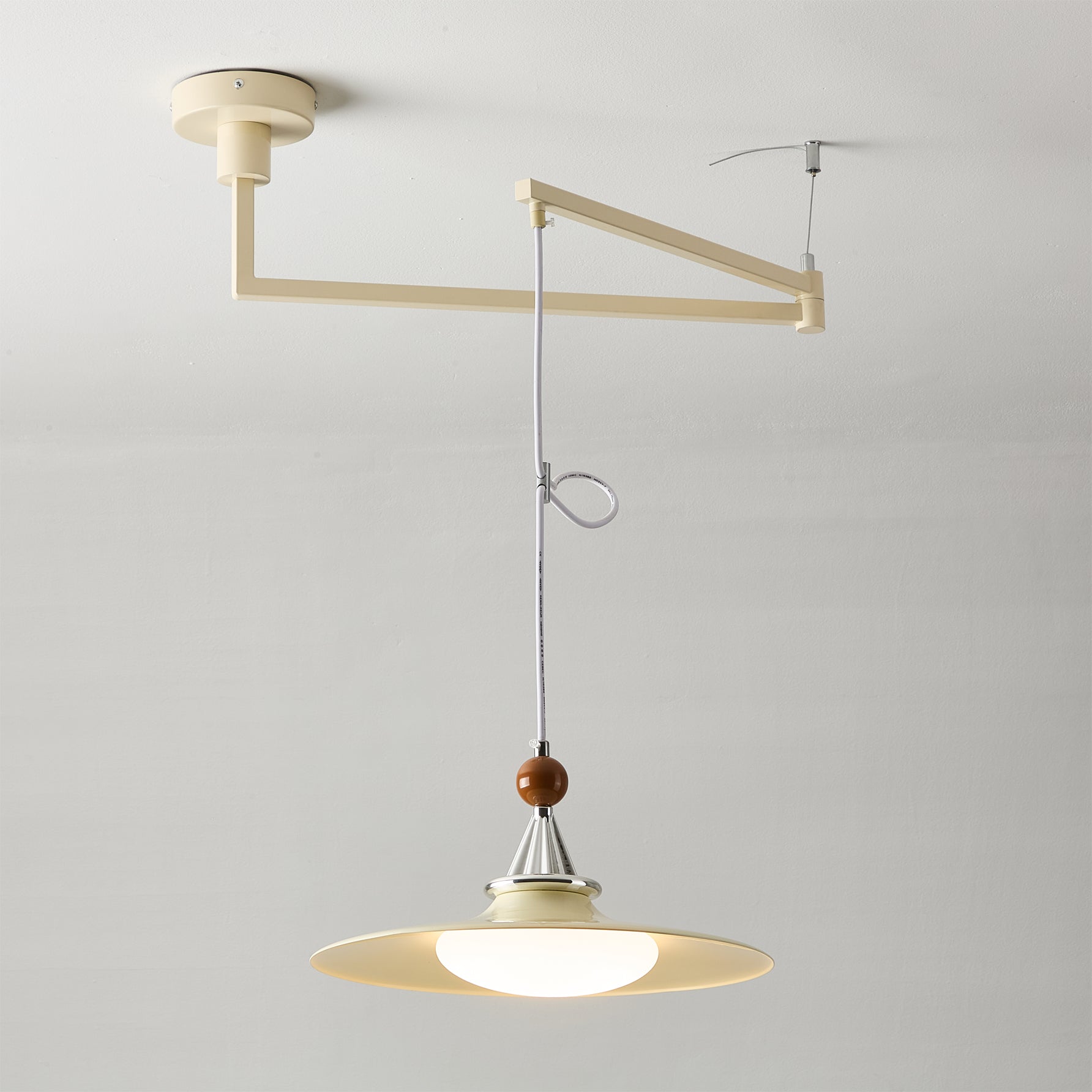 Eden Modern Acrylic Swing Arm Pendant Light