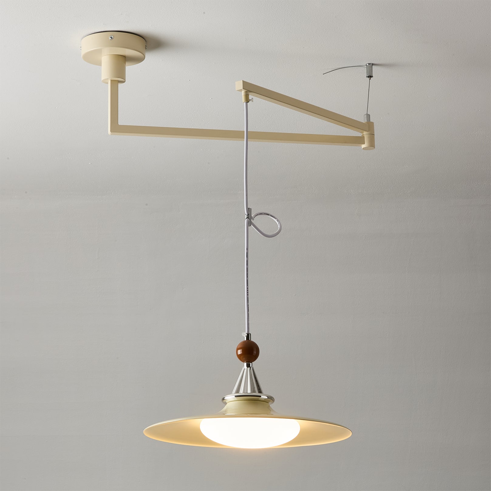 Eden Modern Acrylic Swing Arm Pendant Light
