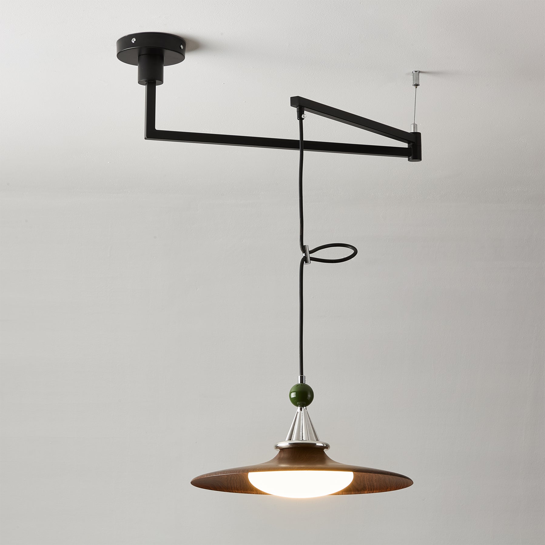 Eden Modern Acrylic Swing Arm Pendant Light