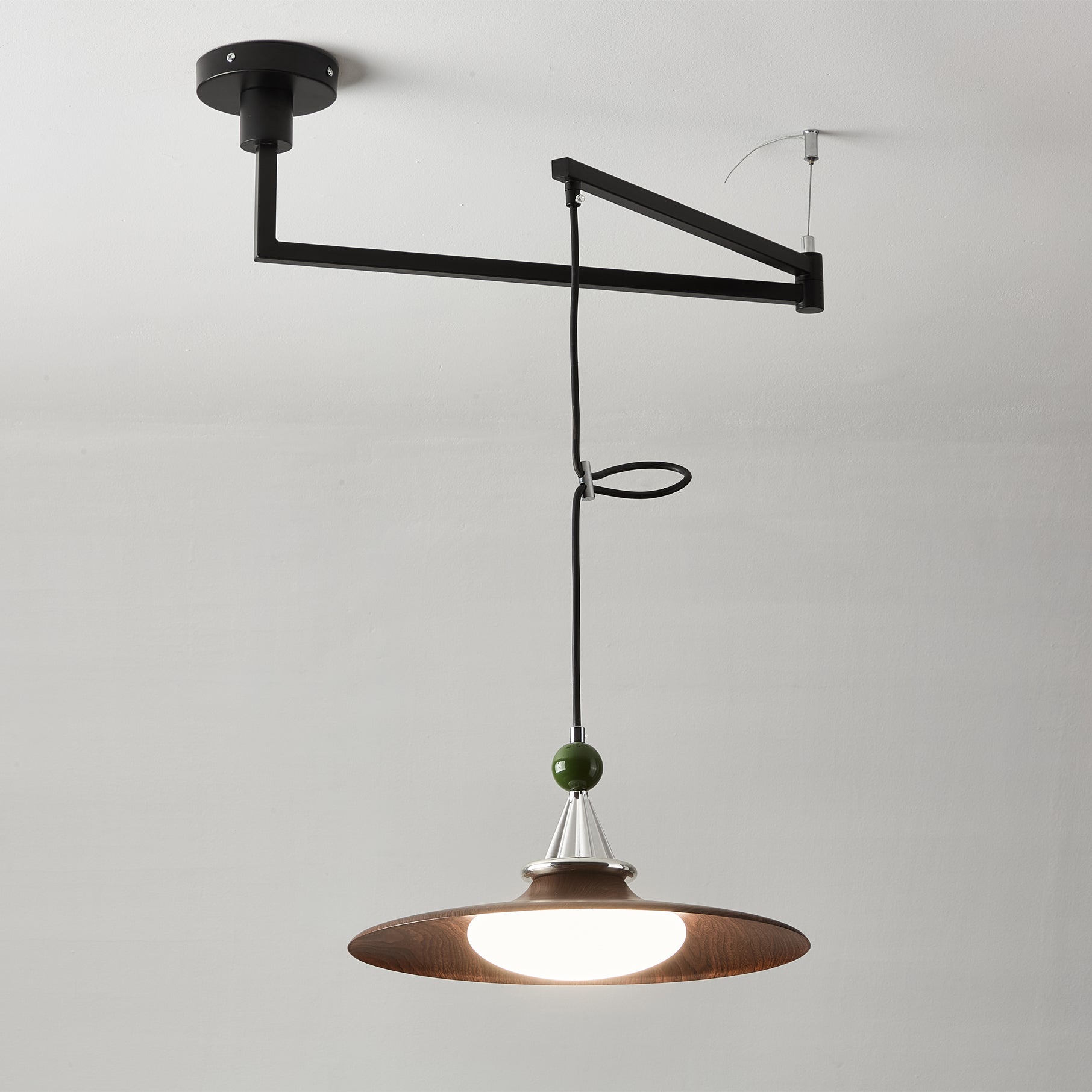 Eden Modern Acrylic Swing Arm Pendant Light