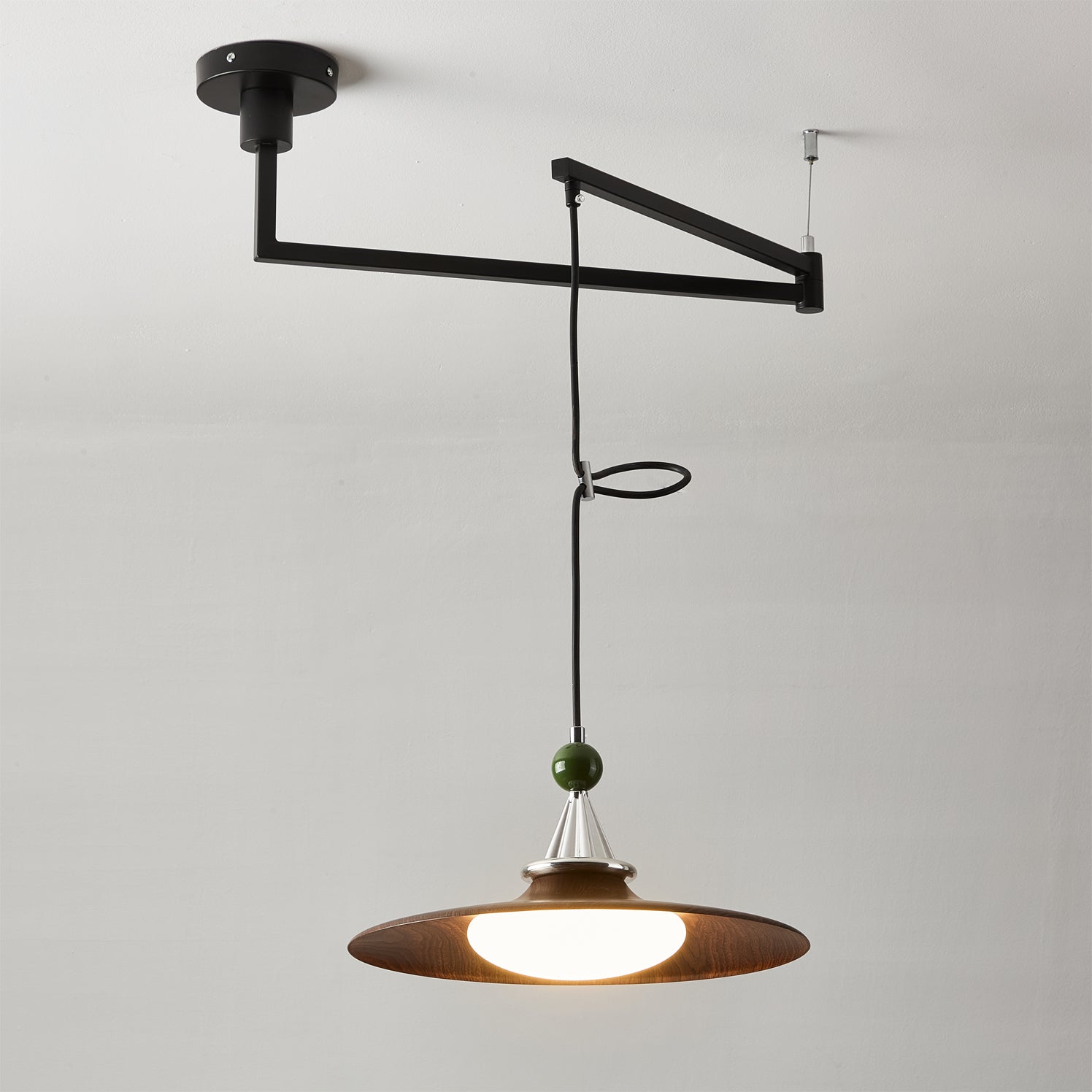 Eden Modern Acrylic Swing Arm Pendant Light
