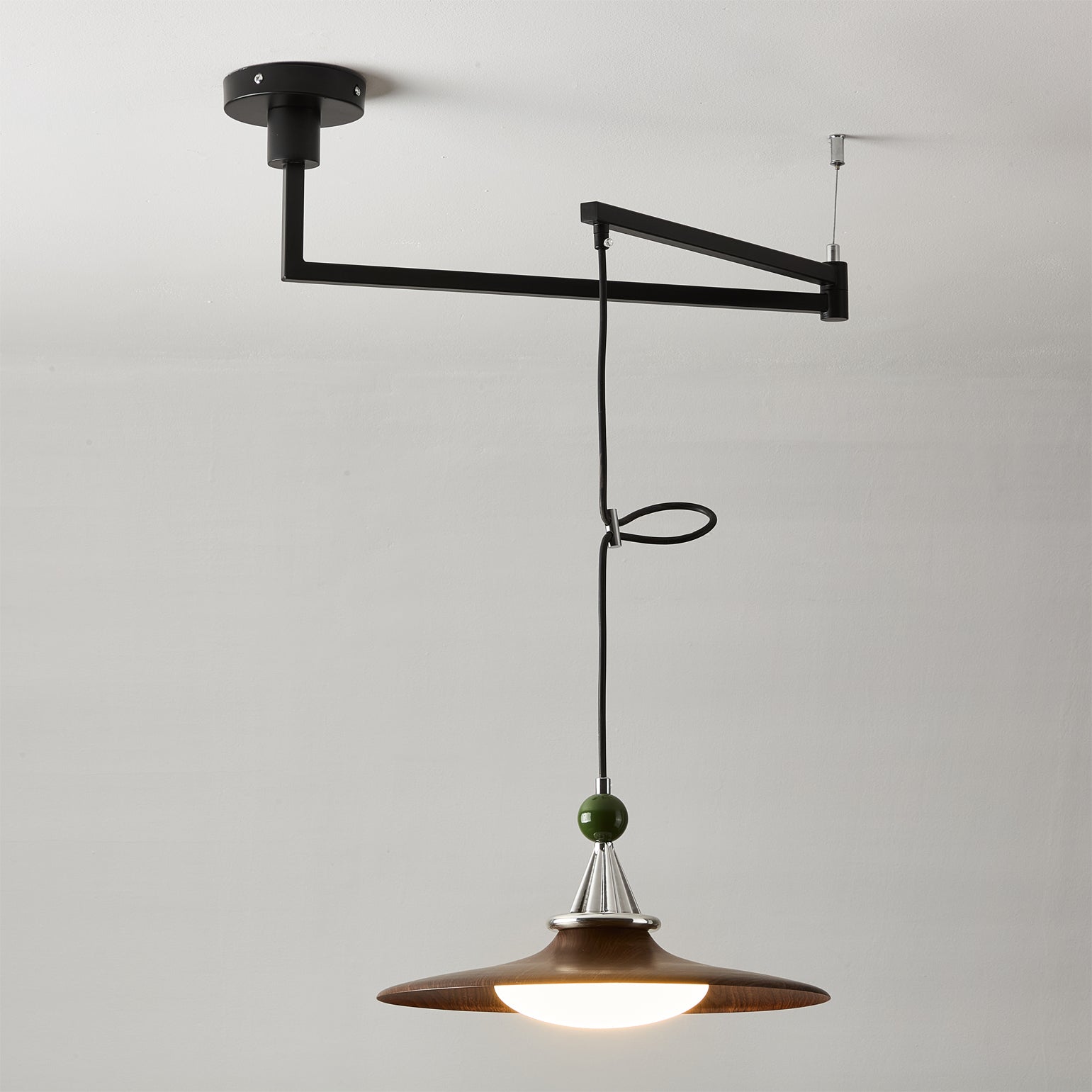 Eden Modern Acrylic Swing Arm Pendant Light