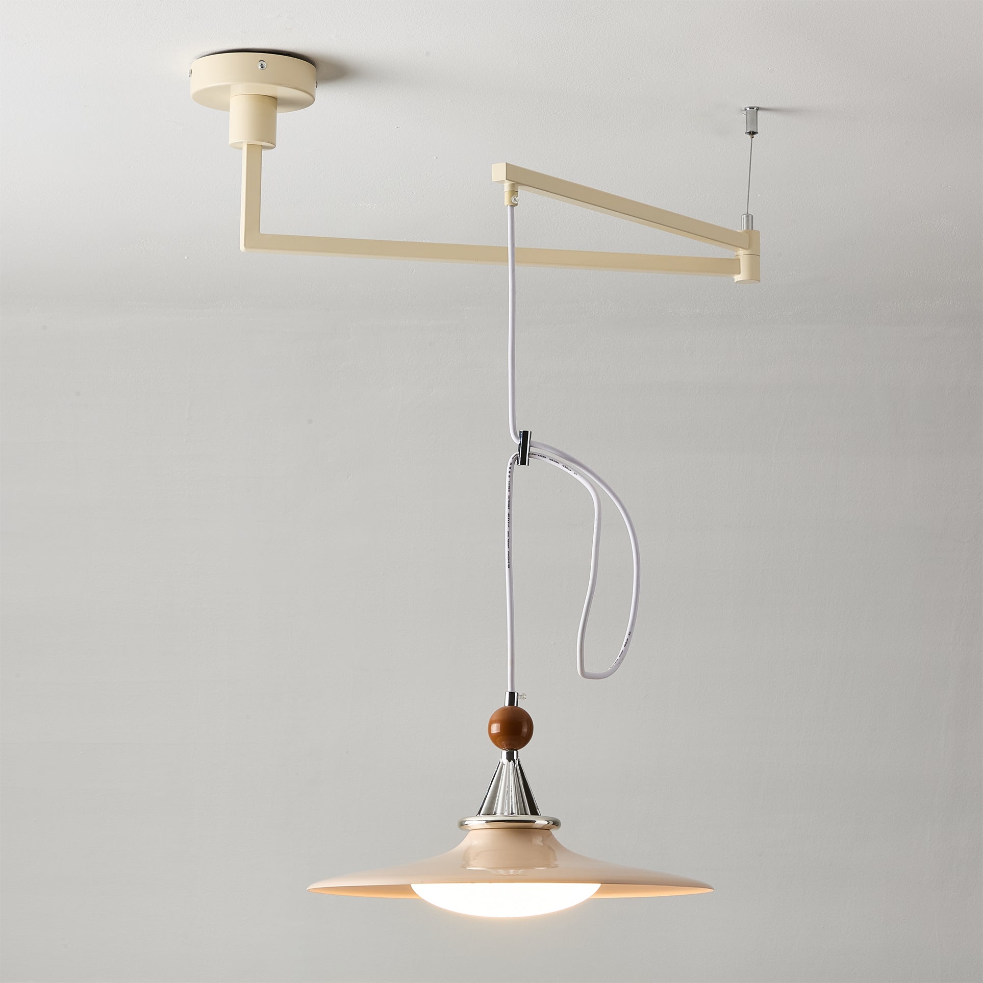 Eden Modern Acrylic Swing Arm Pendant Light
