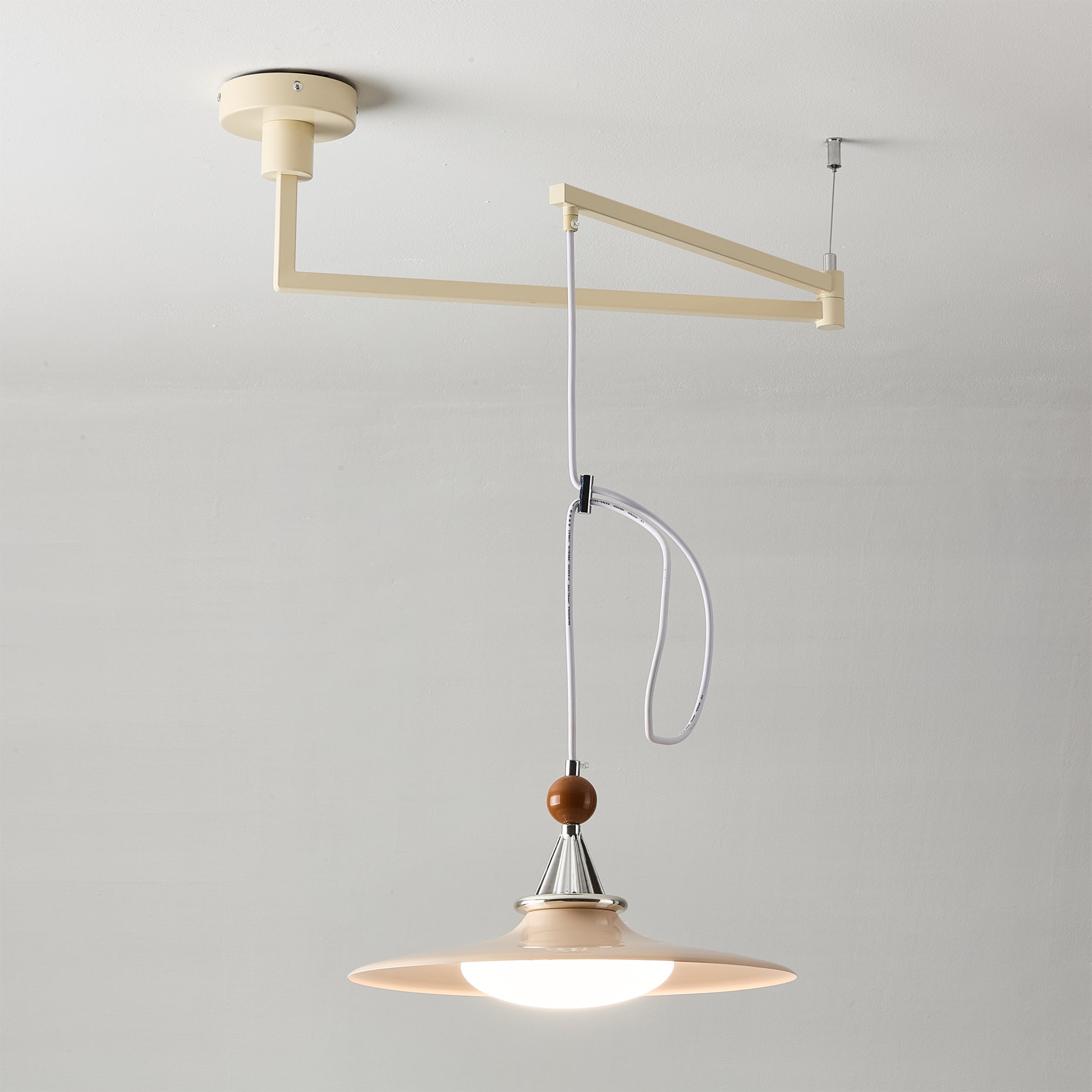 Eden Modern Acrylic Swing Arm Pendant Light