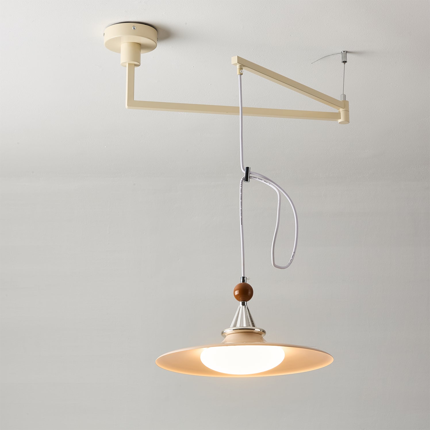 Eden Modern Acrylic Swing Arm Pendant Light