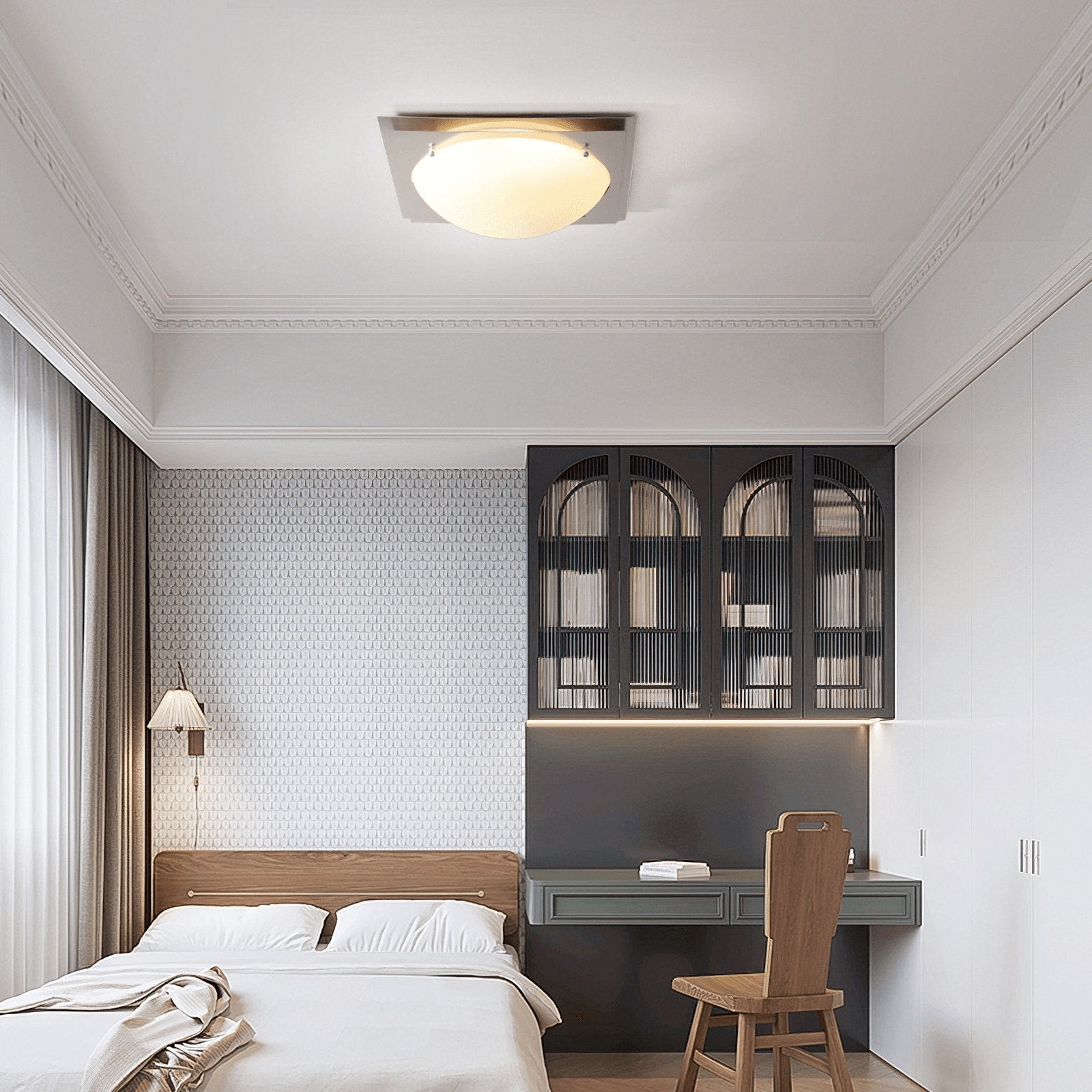 Edged Glass Ceiling Lamp - Blowlighting