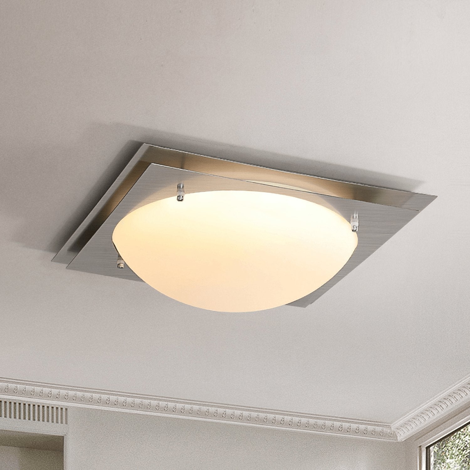 Edged Glass Ceiling Lamp - Blowlighting