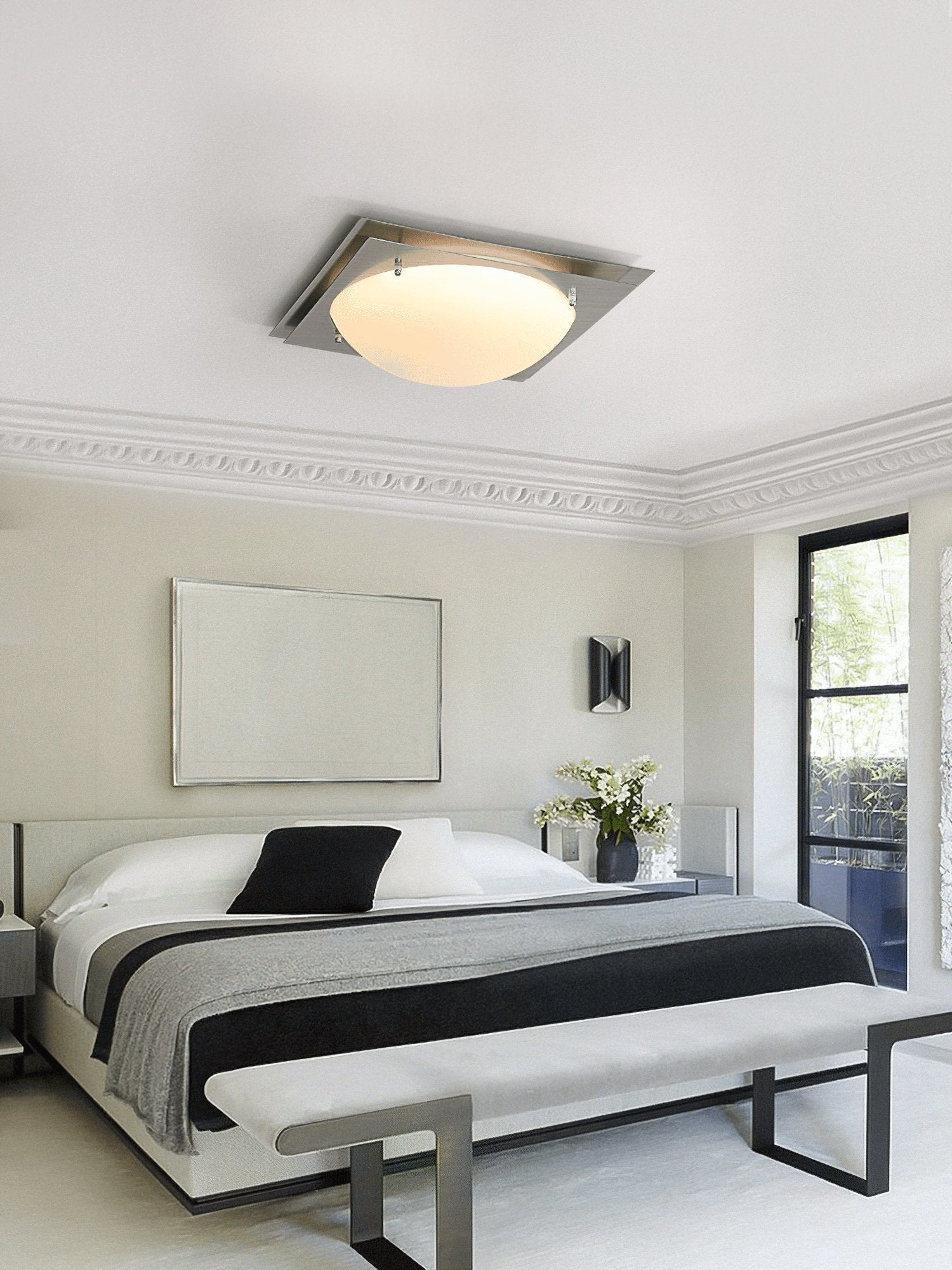 Edged Glass Ceiling Lamp - Blowlighting
