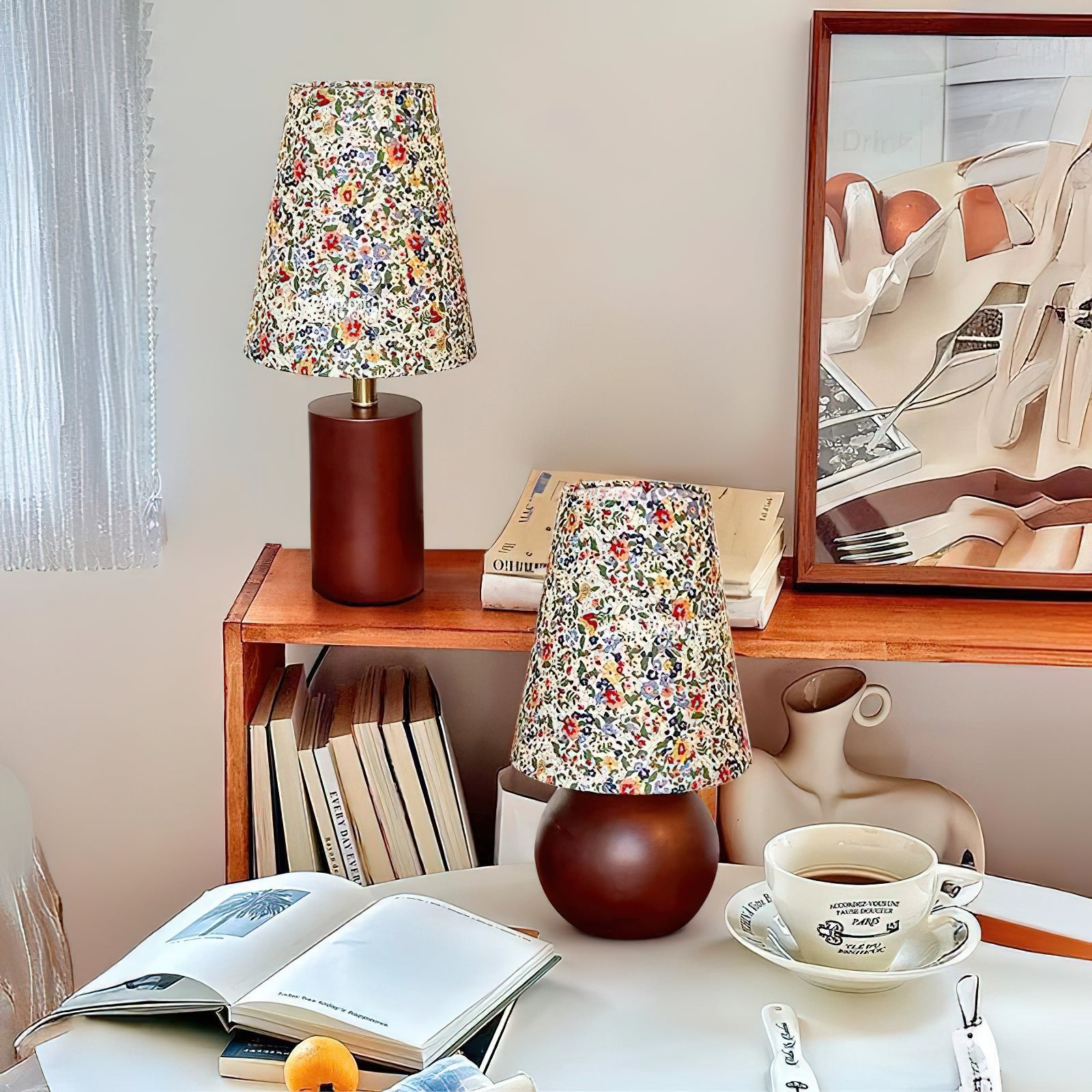 Elara Floral Glow Table Lamp - Blowlighting