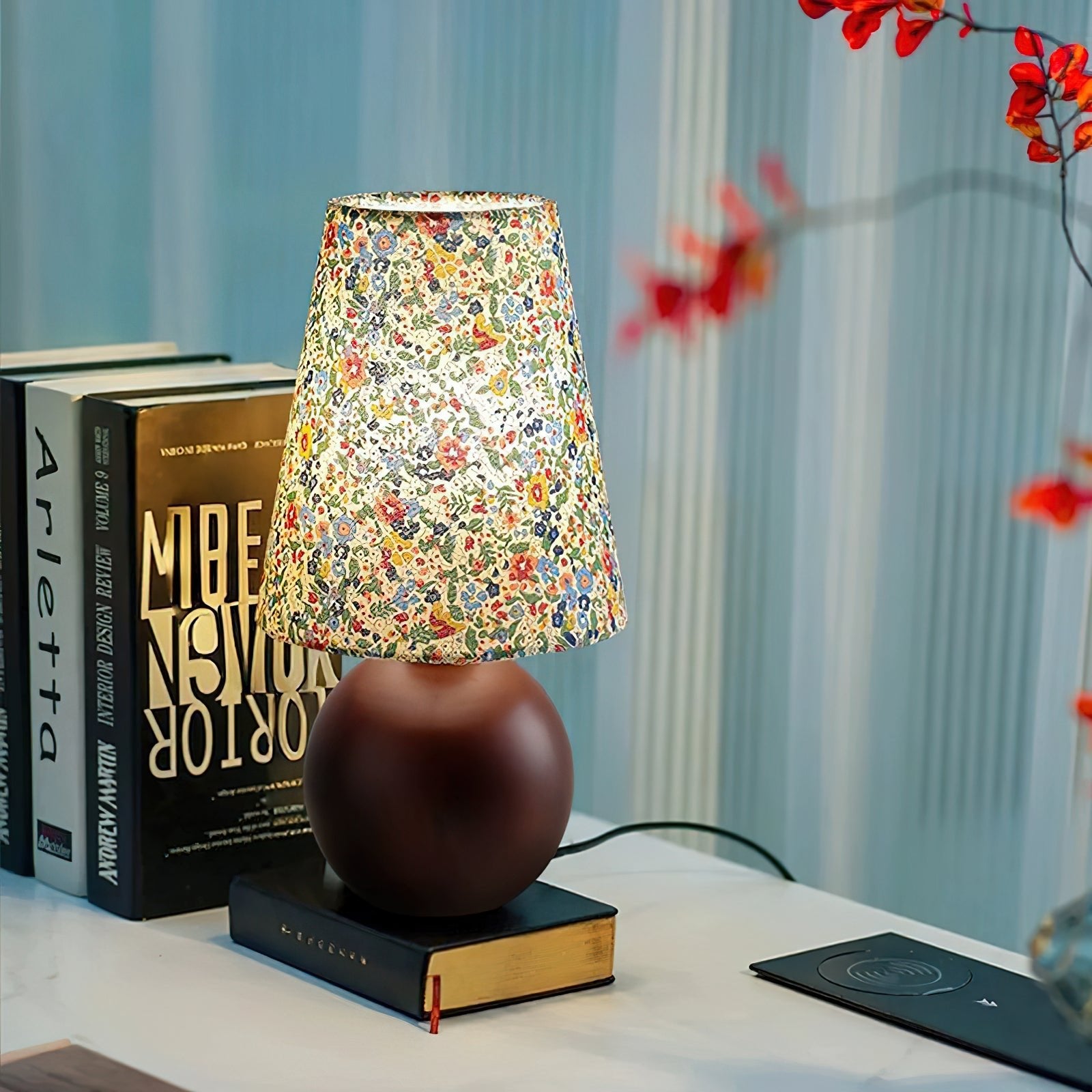 Elara Floral Glow Table Lamp - Blowlighting
