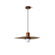 Elara Minimalist Brass Pendant Light
