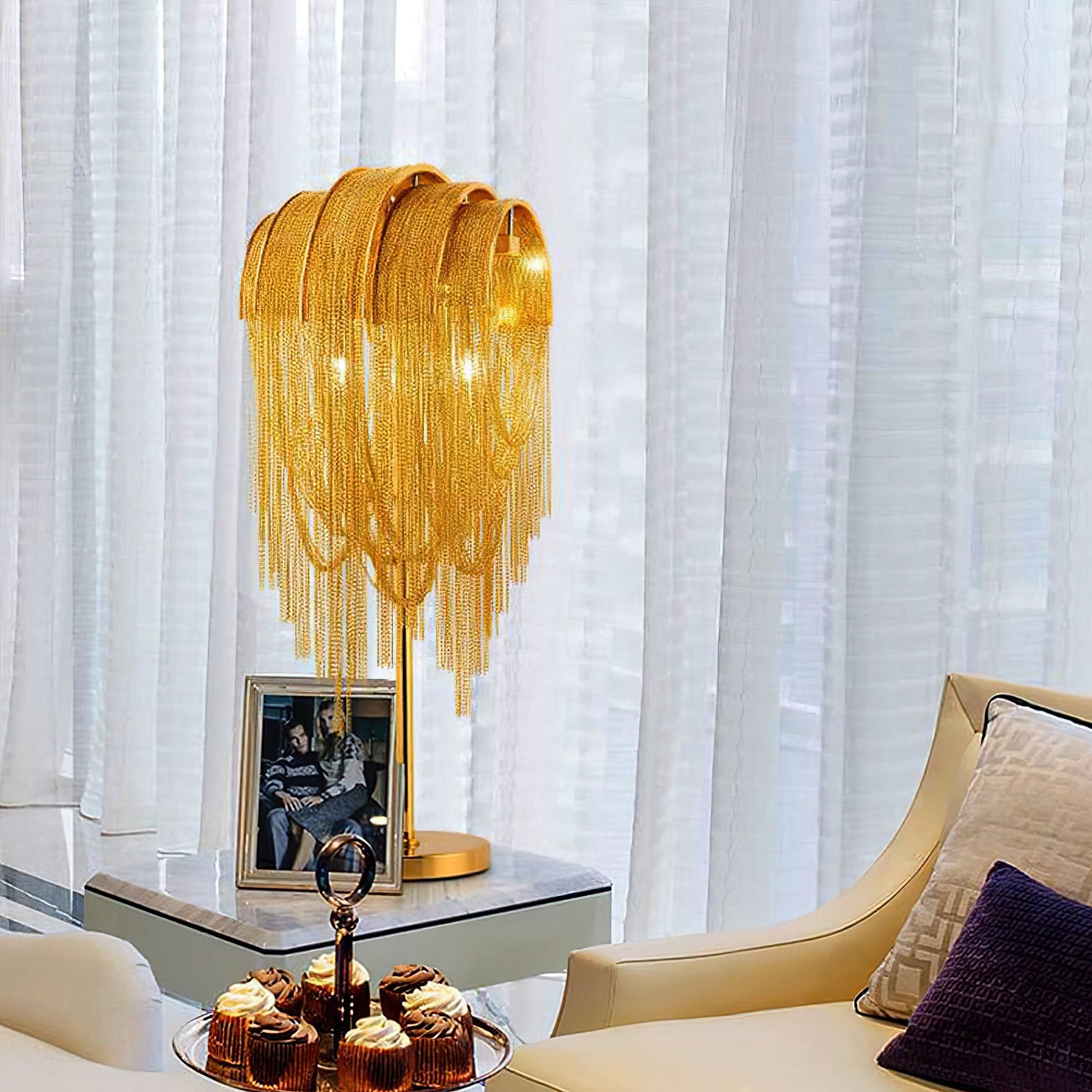 Chains Tassel Table Lamp - Blowlighting