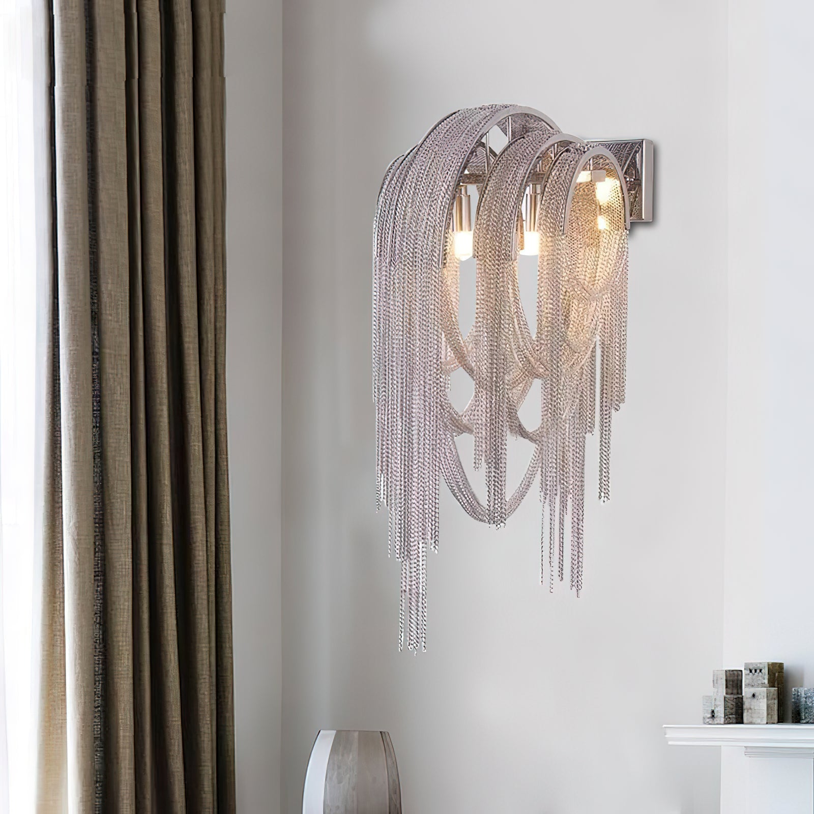 Chains Tassel Wall Lamp - Blowlighting
