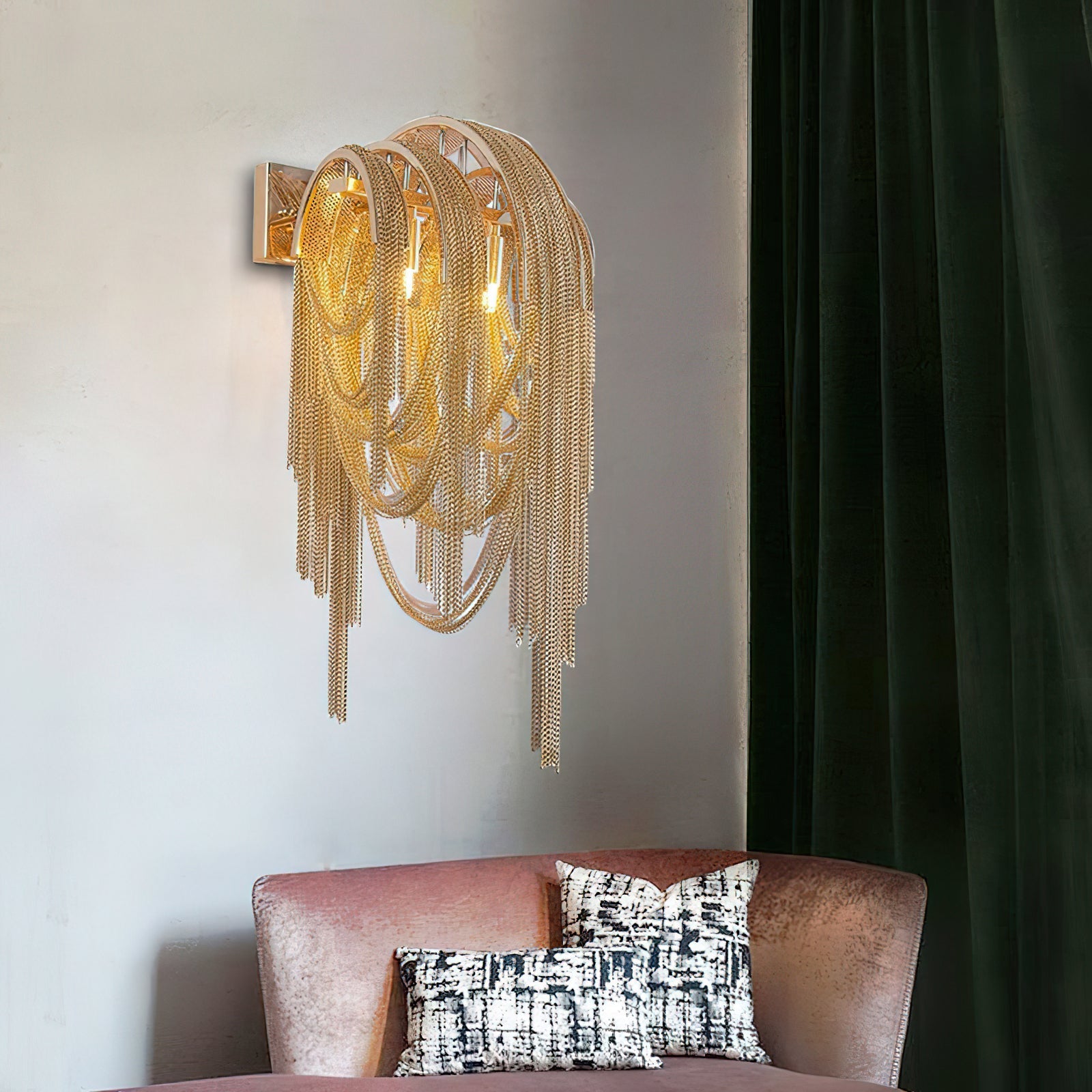 Chains Tassel Wall Lamp - Blowlighting