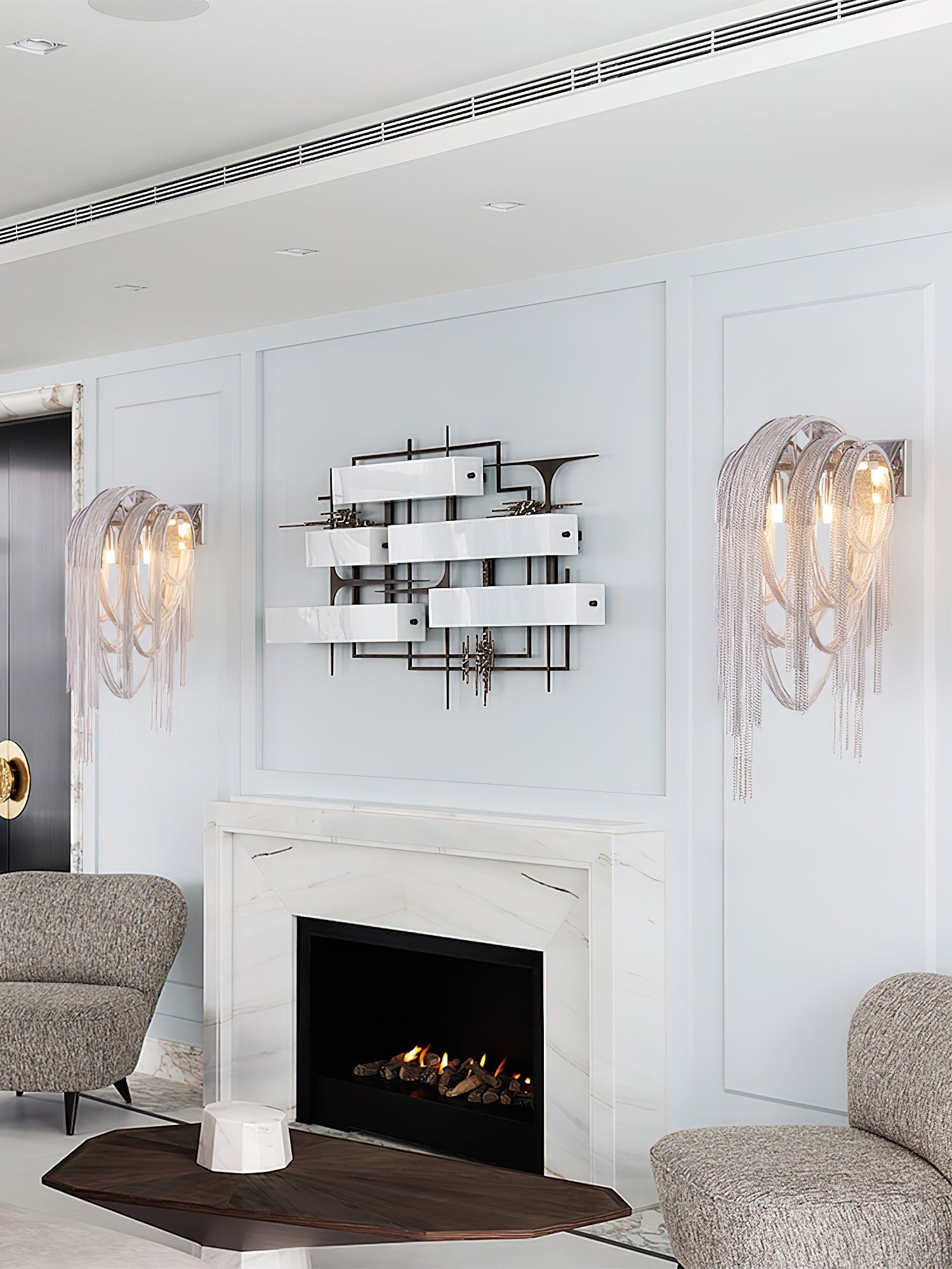 Chains Tassel Wall Lamp - Blowlighting