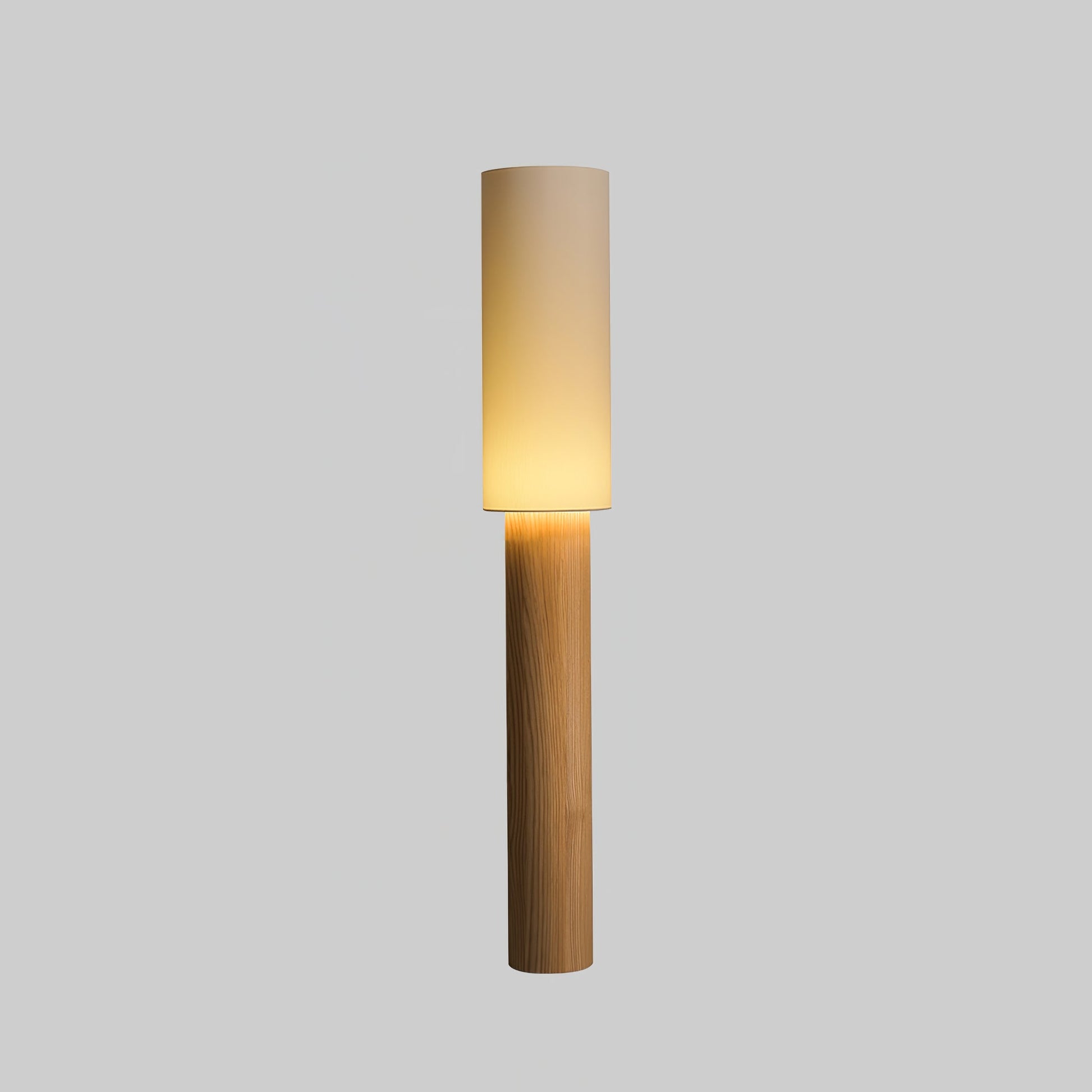 Uvynir Cylindrical Wood Floor Lamp - Blowlighting