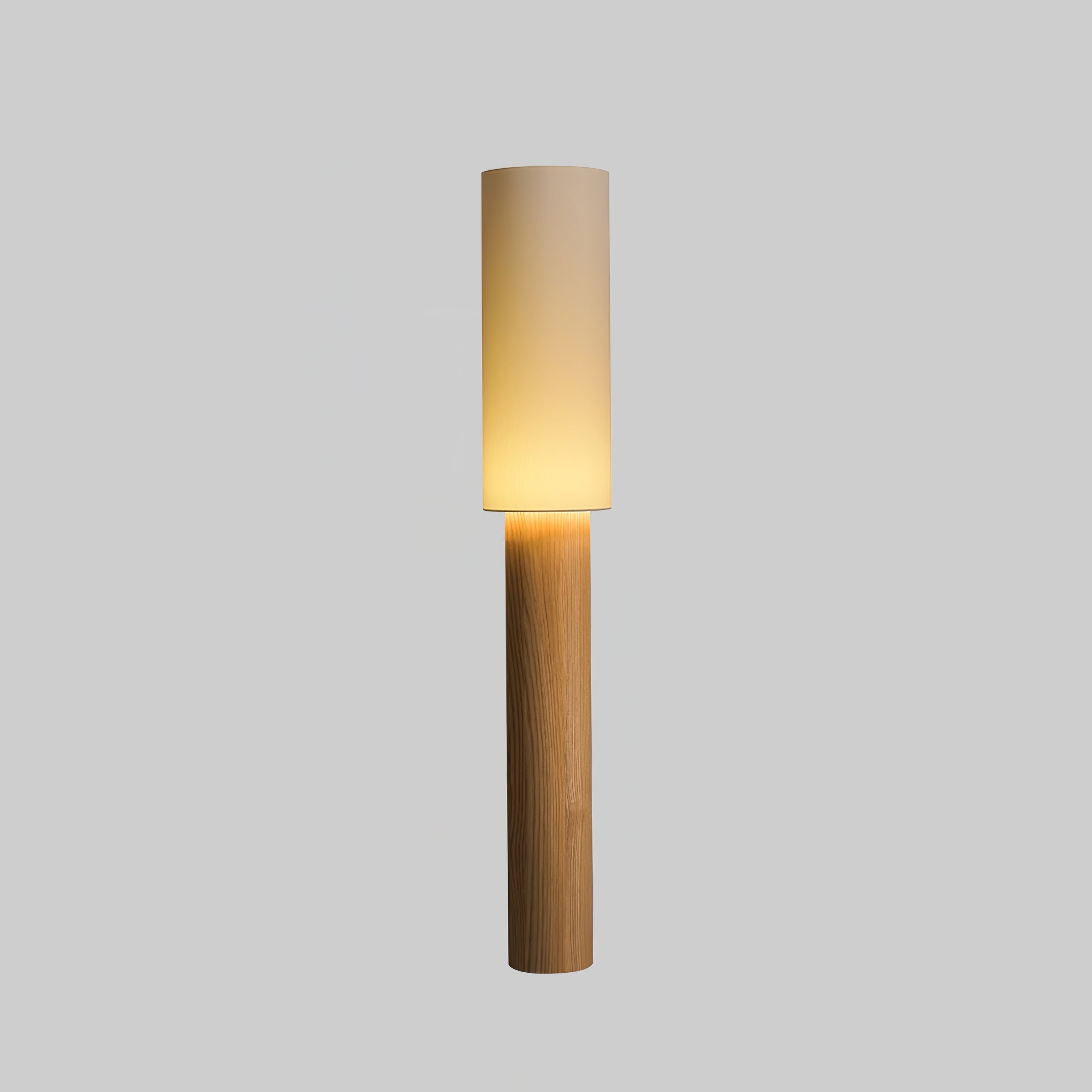 Uvynir Cylindrical Wood Floor Lamp - Blowlighting