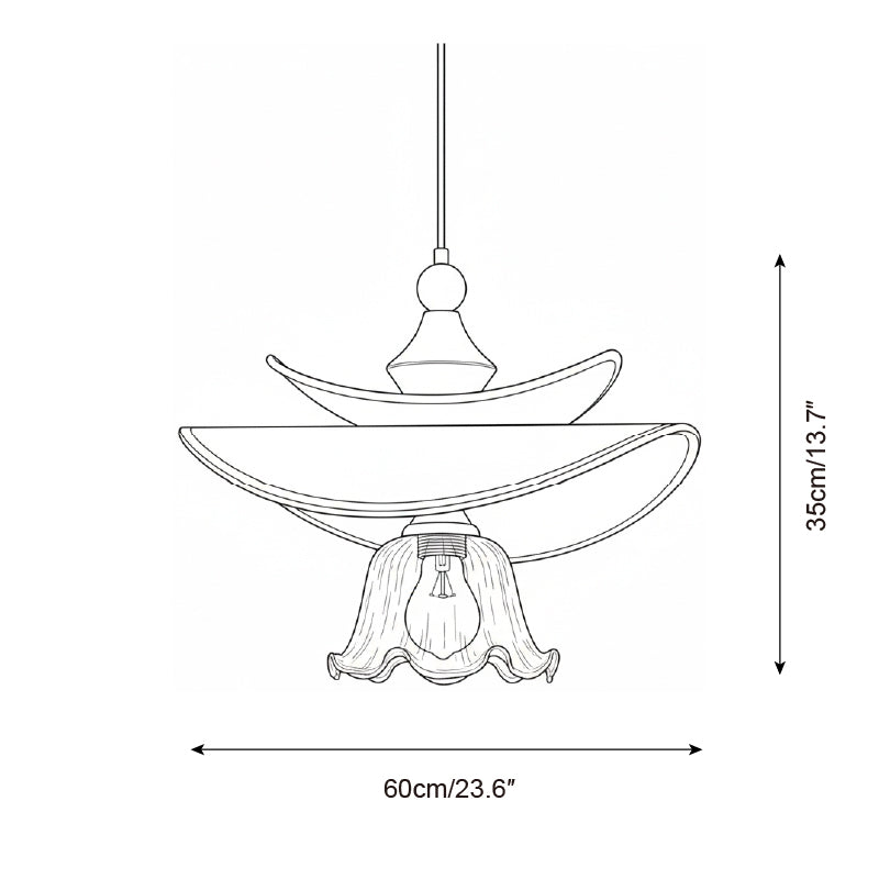 Elaren Minimalist Wood Pendant Light