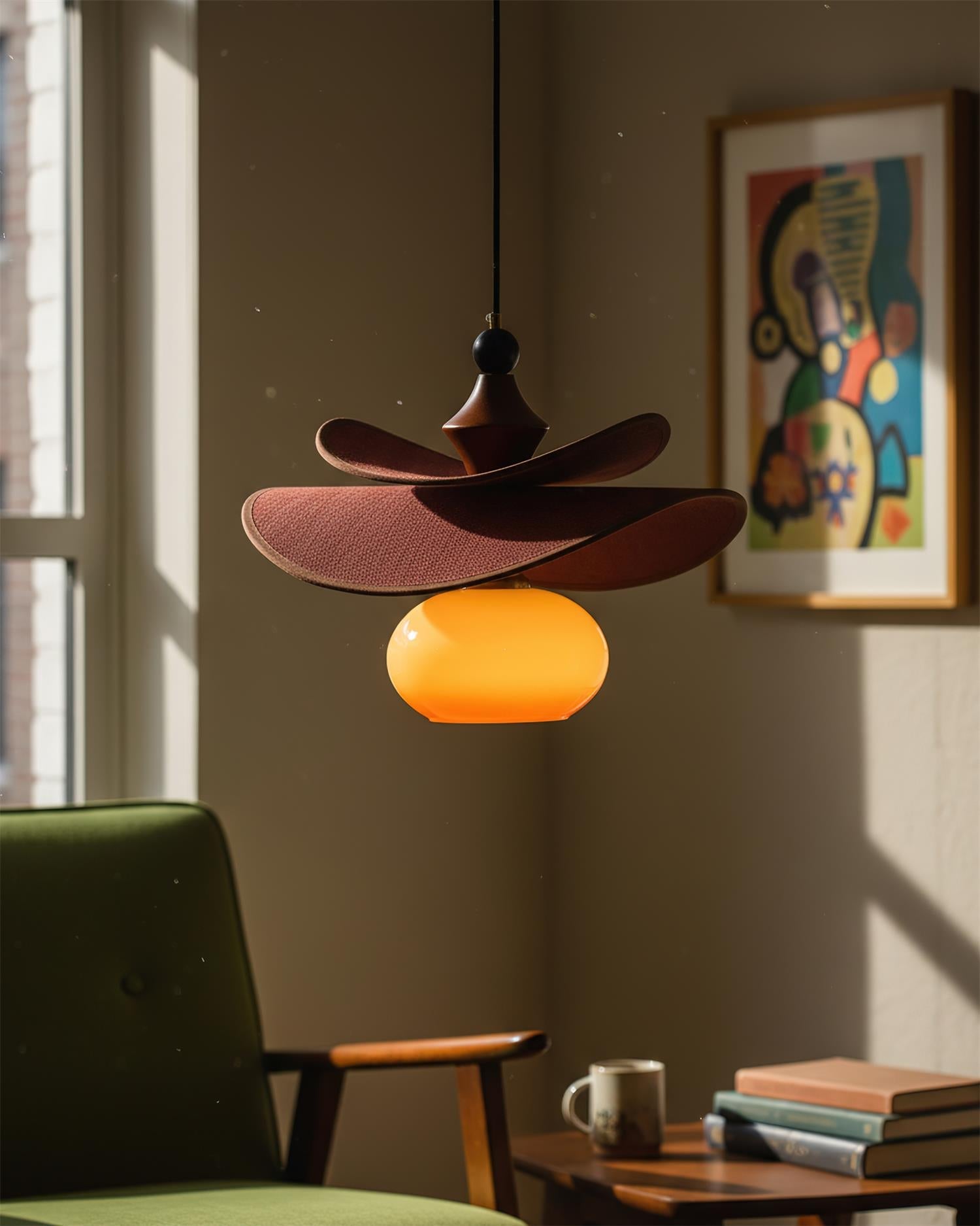Elaren Minimalist Wood Pendant Light