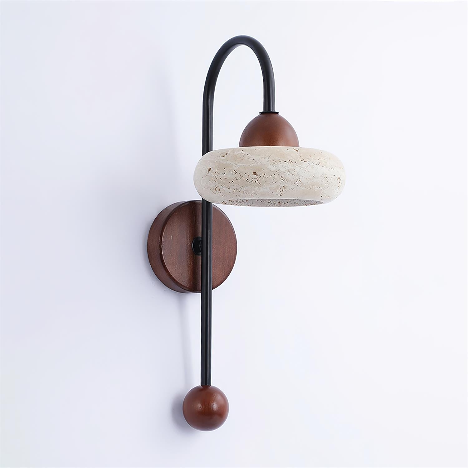 Elaro Wabi-Sabi Travertine Wall Light