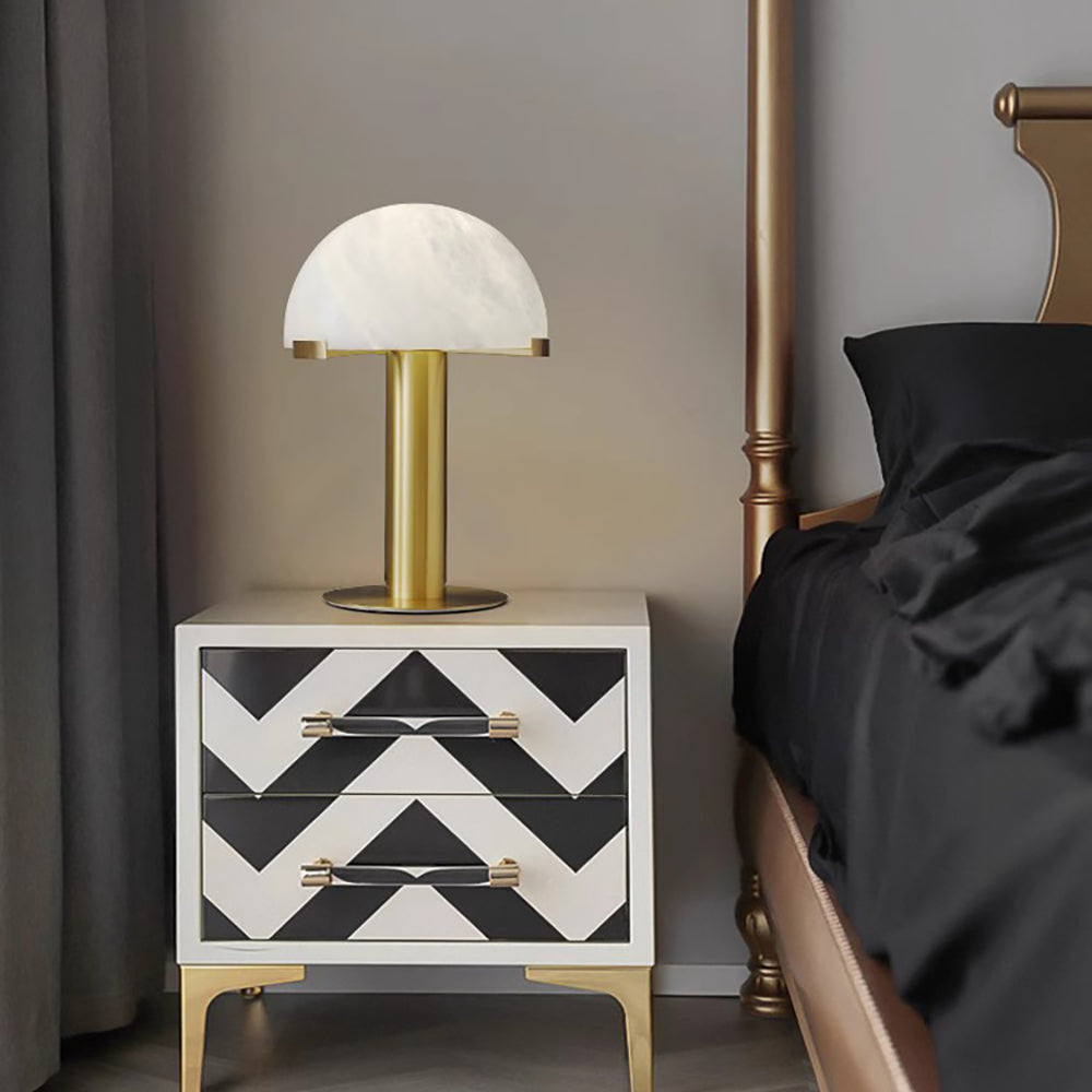 Ibera Alabaster Table Lamp - Blowlighting