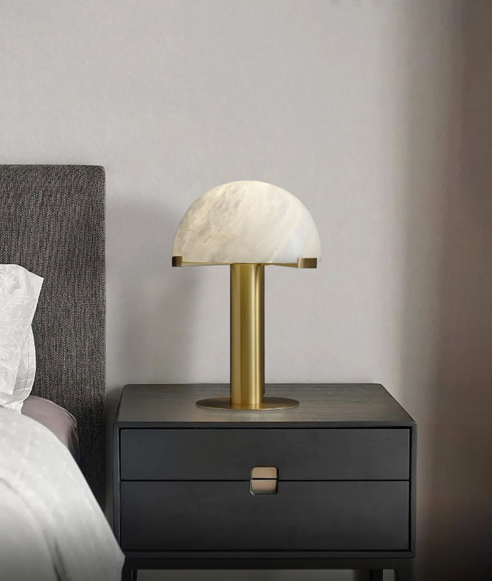 Ibera Alabaster Table Lamp - Blowlighting