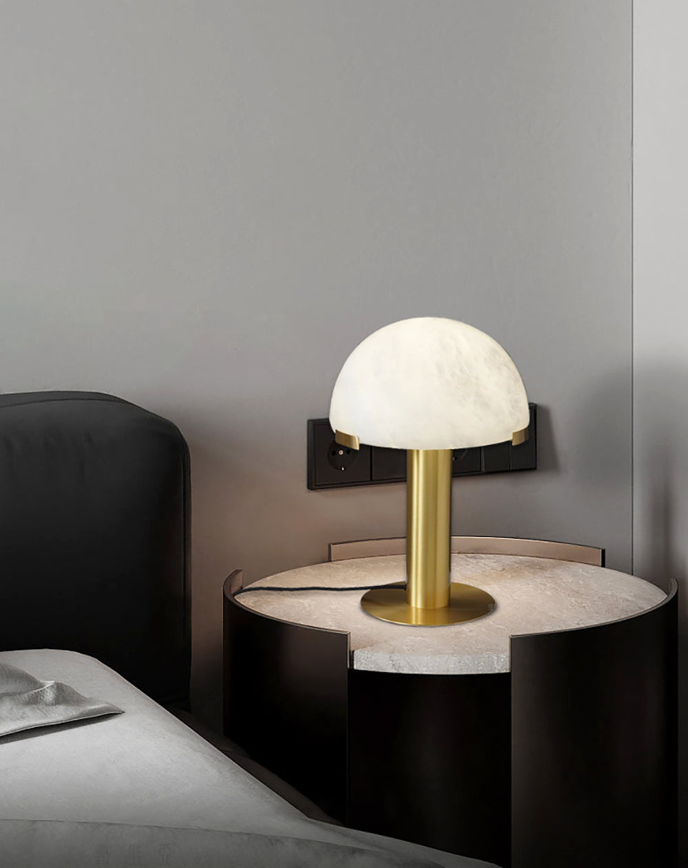 Ibera Alabaster Table Lamp - Blowlighting