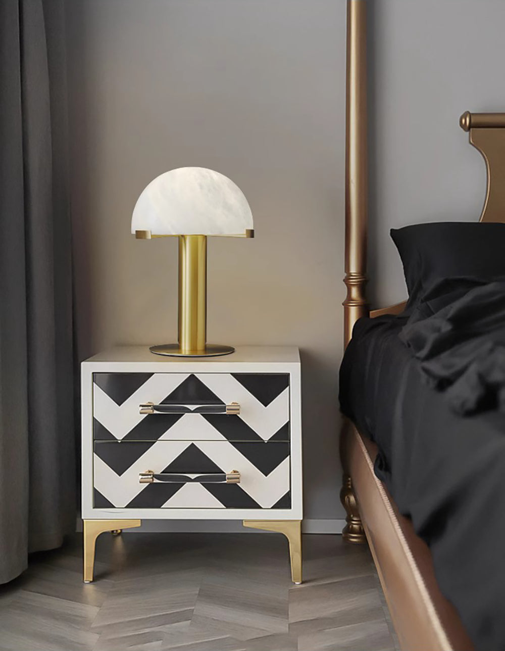 Ibera Alabaster Table Lamp - Blowlighting