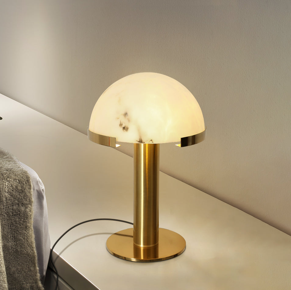 Ibera Alabaster Table Lamp - Blowlighting