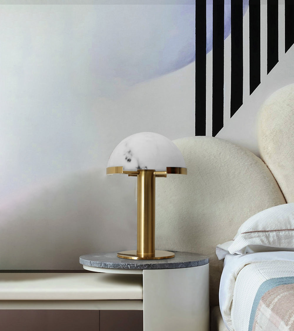 Ibera Alabaster Table Lamp - Blowlighting