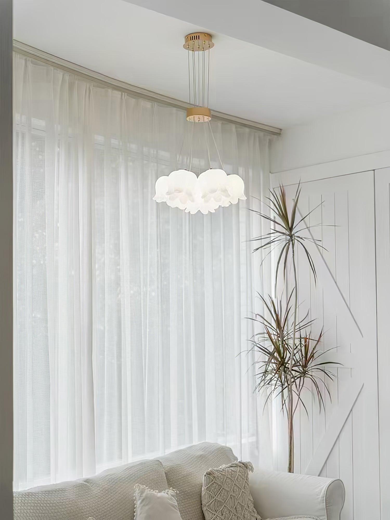 Elegant Floral Pendant Light - Blowlighting