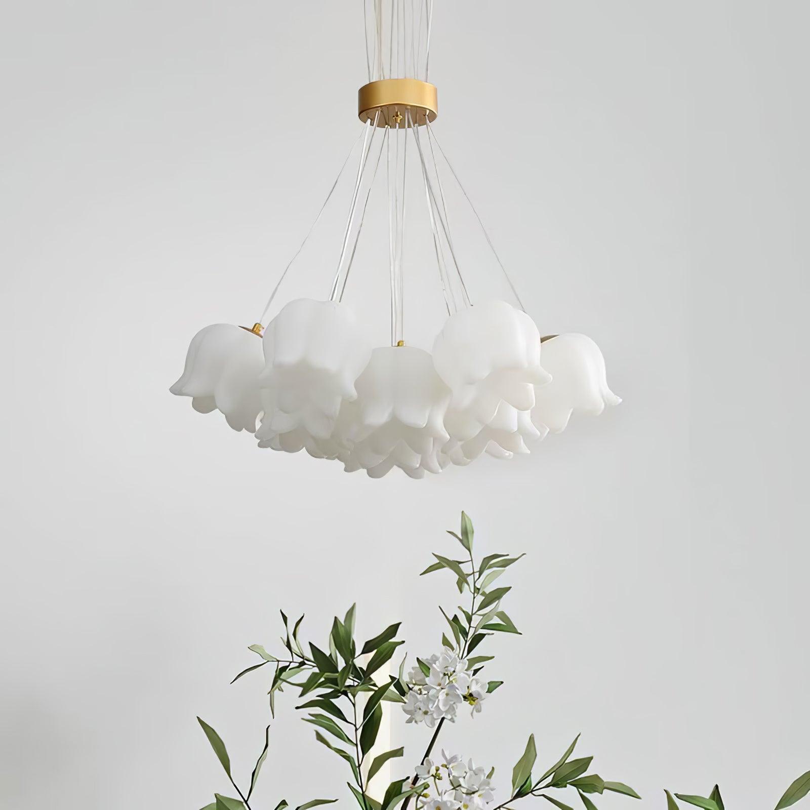 Elegant Floral Pendant Light - Blowlighting