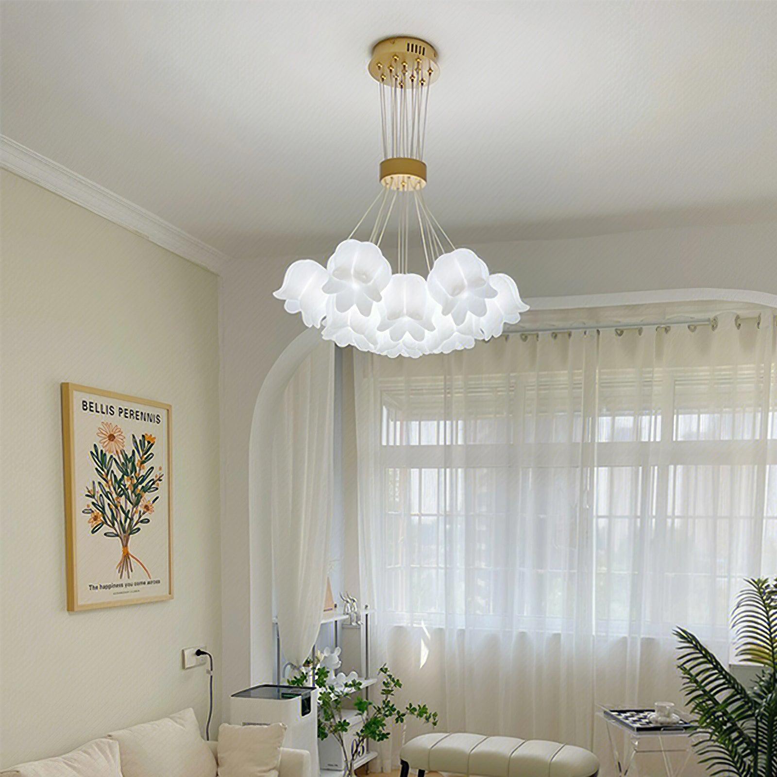 Elegant Floral Pendant Light - Blowlighting