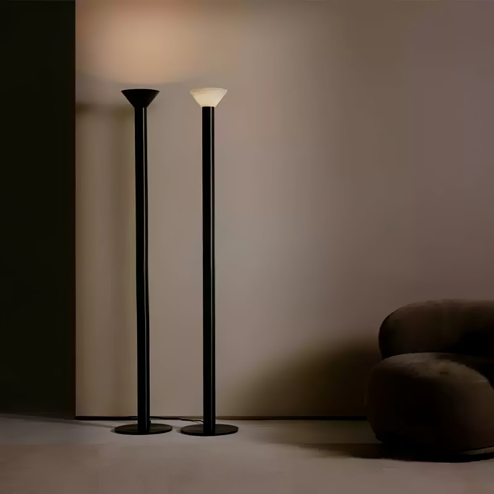Evvaren Column Alabaster Floor Lamp - Blowlighting