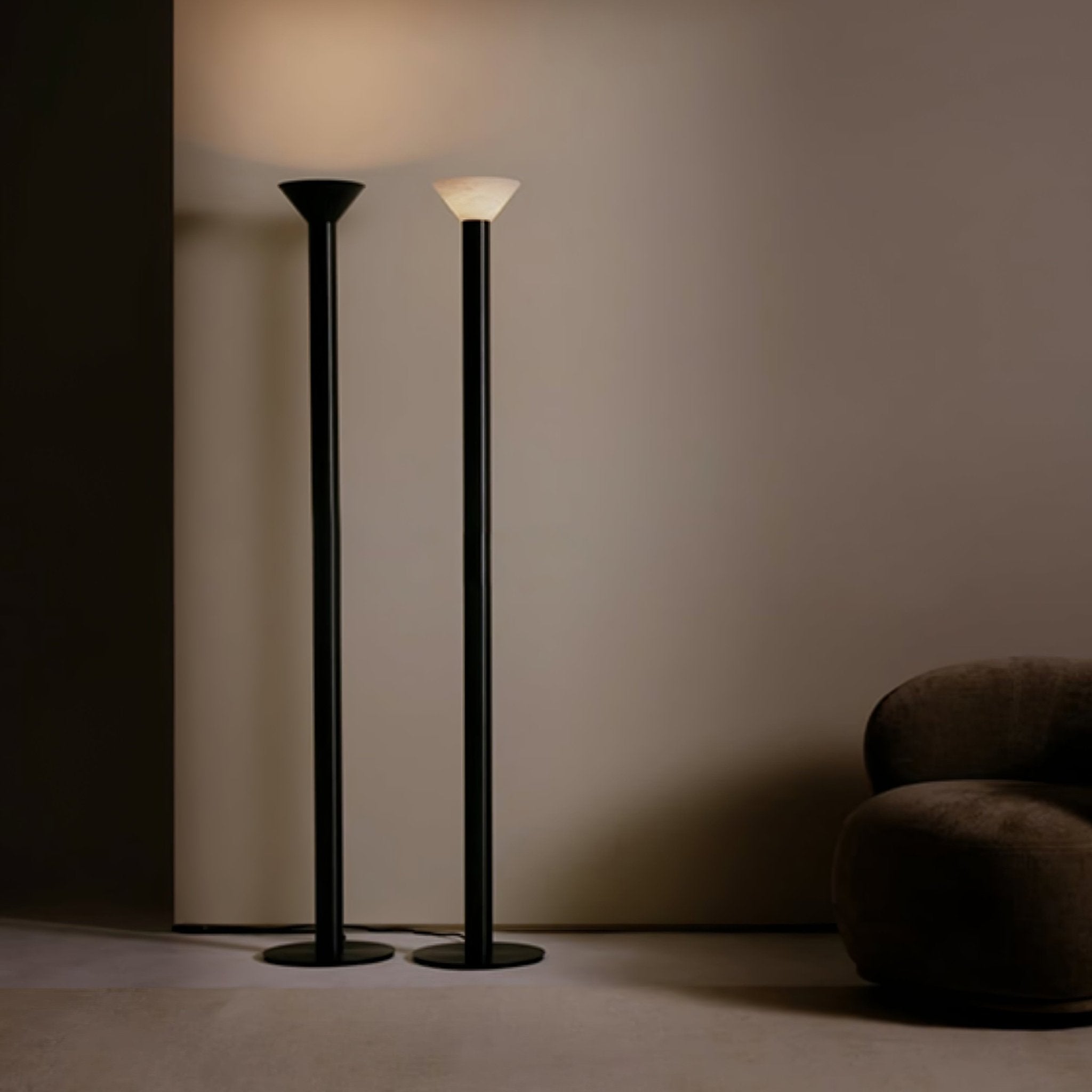 Evvaren Column Alabaster Floor Lamp - Blowlighting