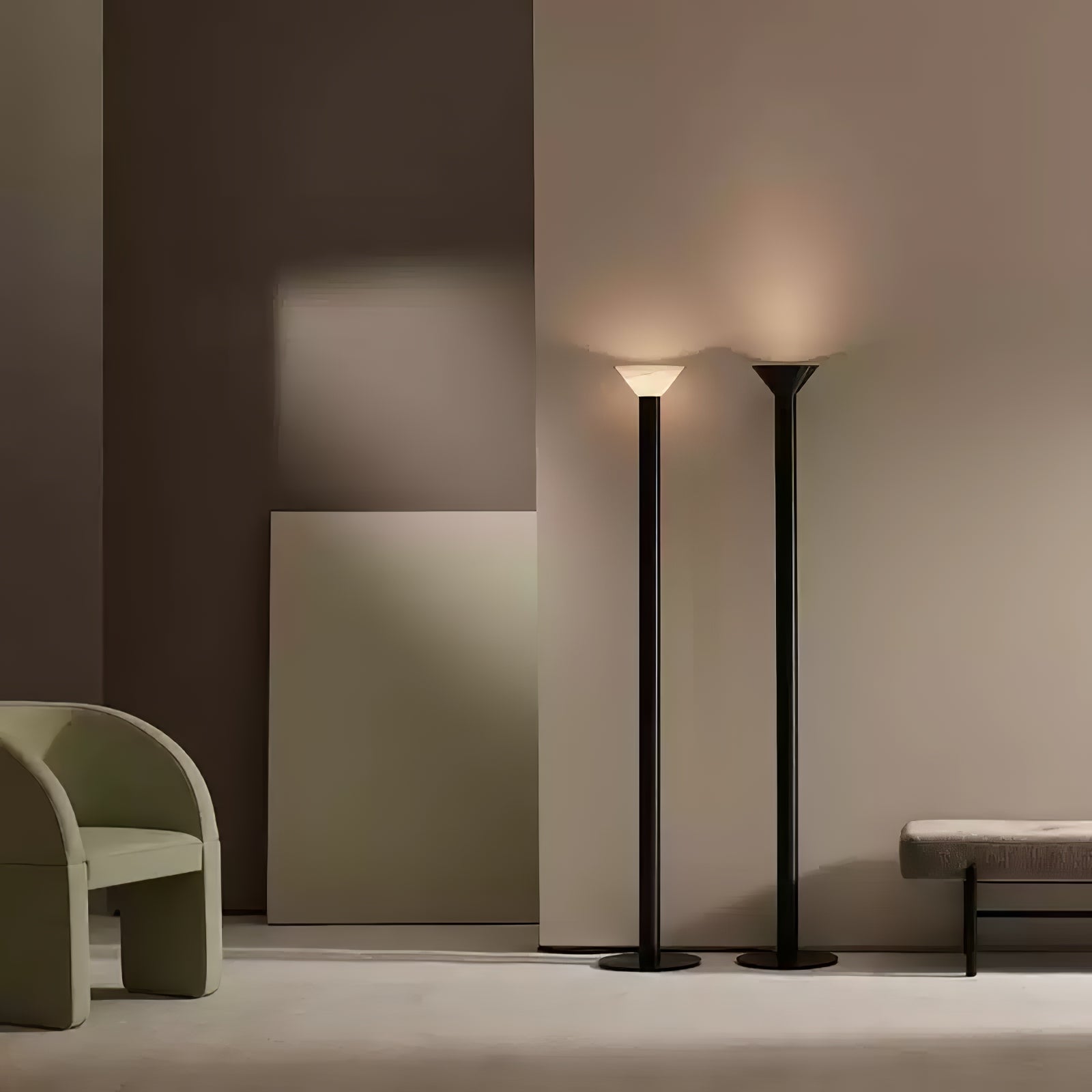 Evvaren Column Alabaster Floor Lamp - Blowlighting