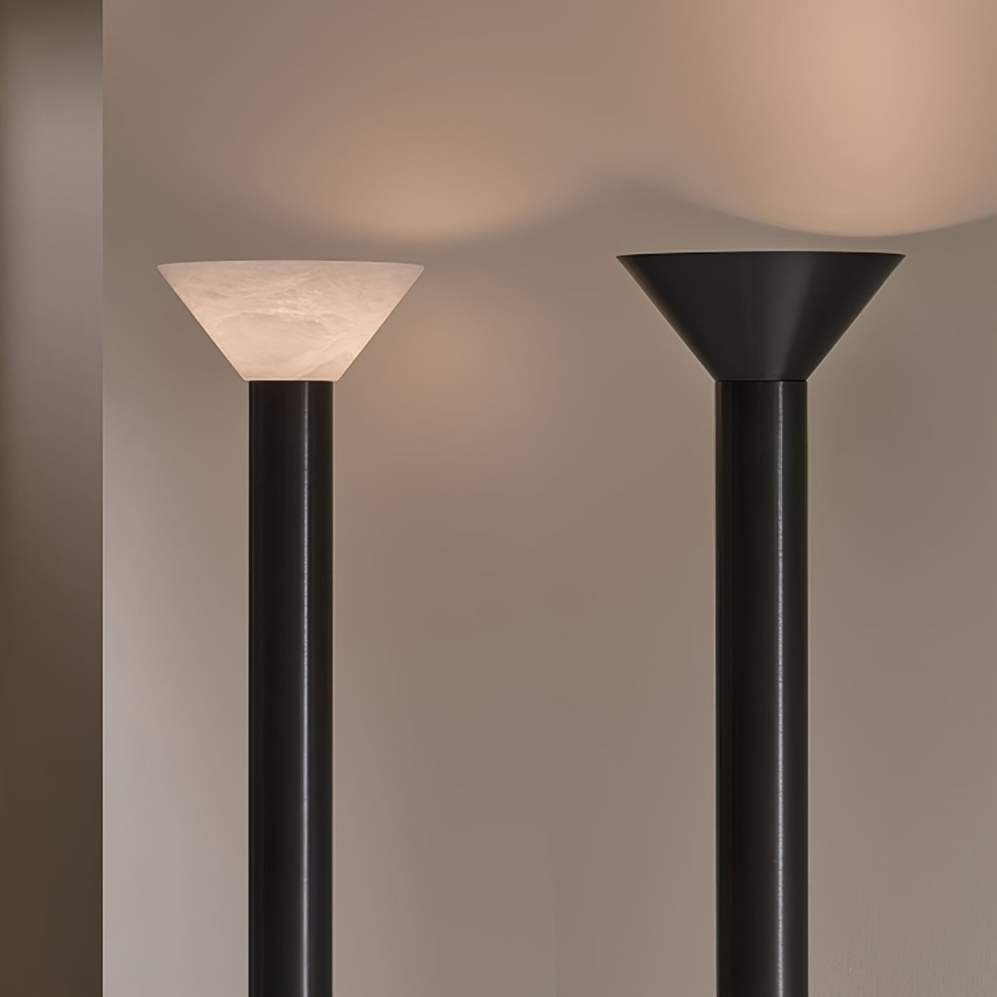 Evvaren Column Alabaster Floor Lamp - Blowlighting