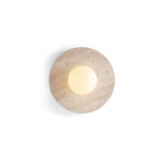 Elira Minimalist Travertine Wall Light