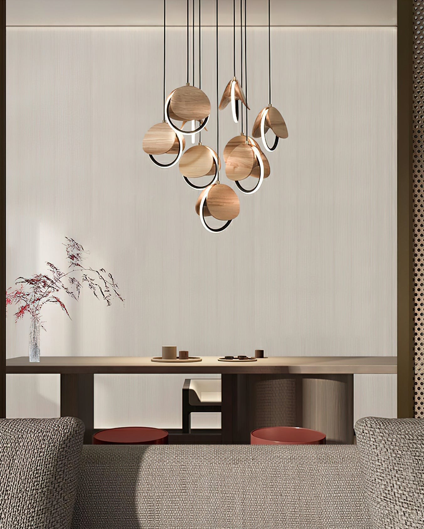 Avvelen Geometric Wood Pendant Light - Blowlighting