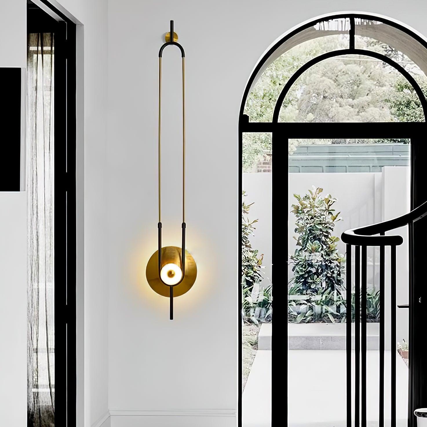Ellipse Ring Marble Wall Light - Blowlighting